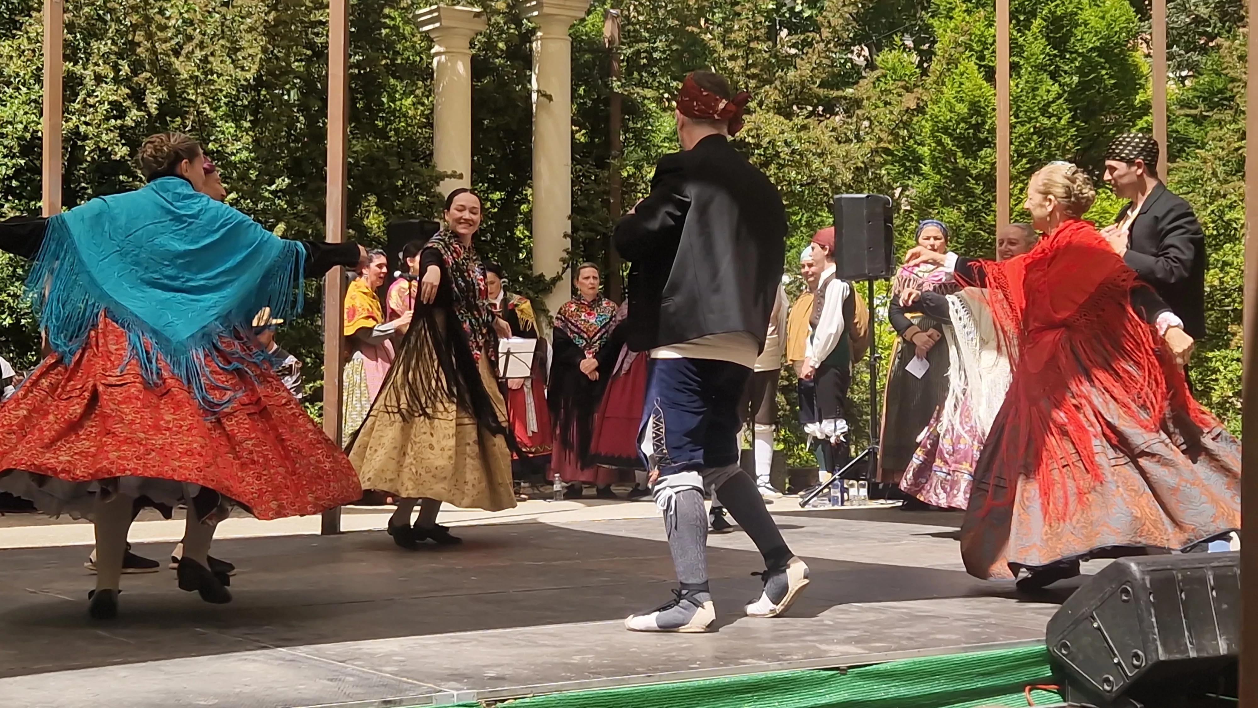 La Agrupación Folklórica Santa Cecilia en el Ciclo de Folclore Aragonés 2026. Foto Myriam Martínez