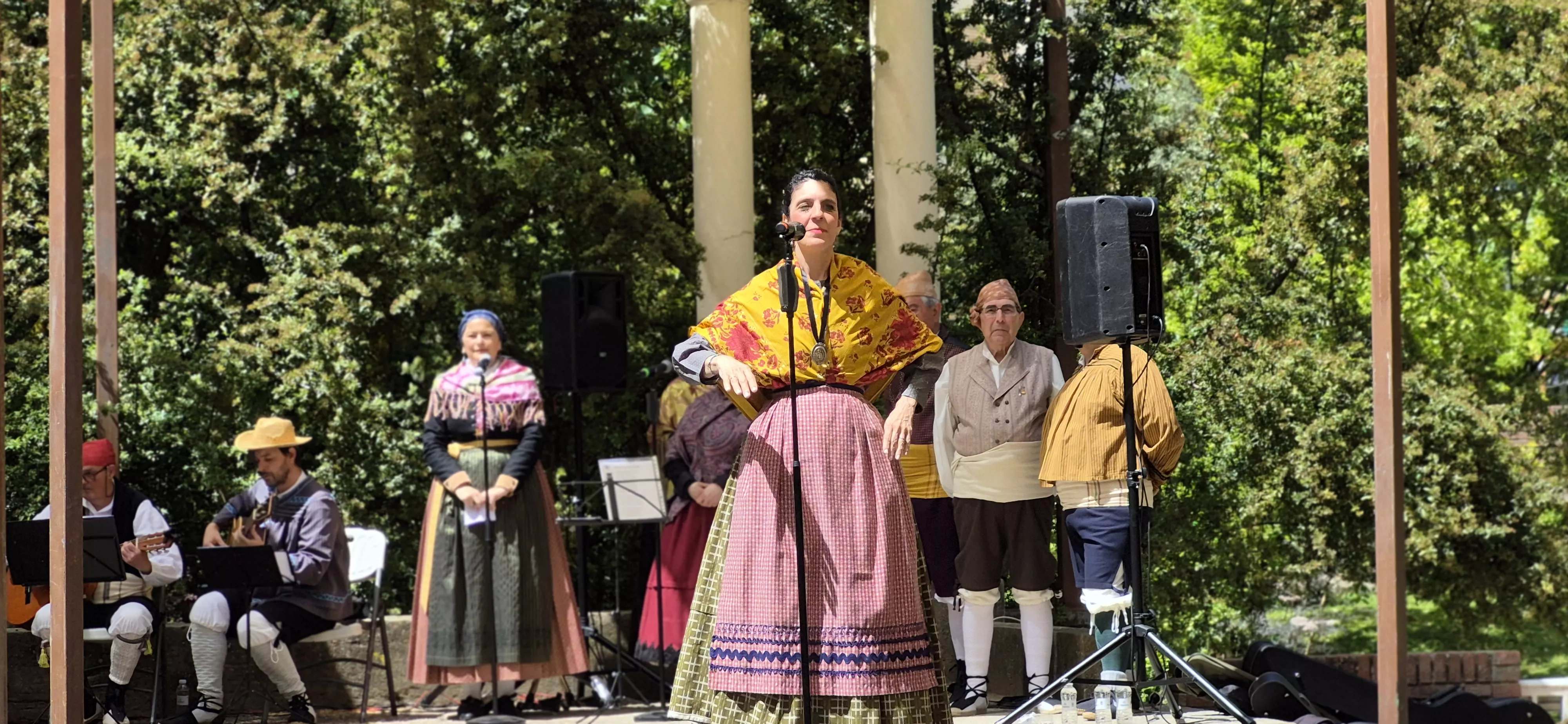 La Agrupación Folklórica Santa Cecilia en el Ciclo de Folclore Aragonés 2026. Foto Myriam Martínez