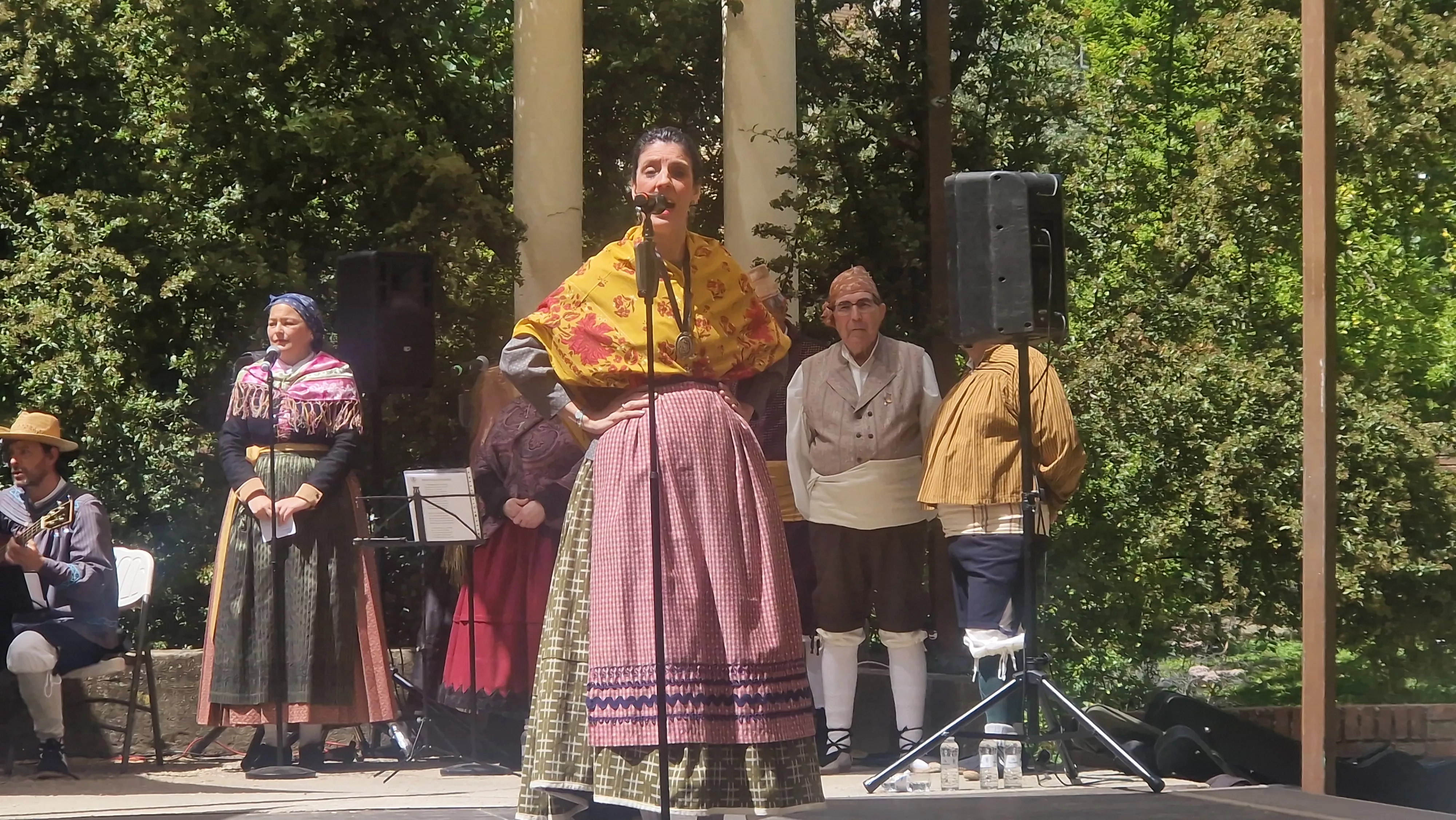 La Agrupación Folklórica Santa Cecilia en el Ciclo de Folclore Aragonés 2026. Foto Myriam Martínez