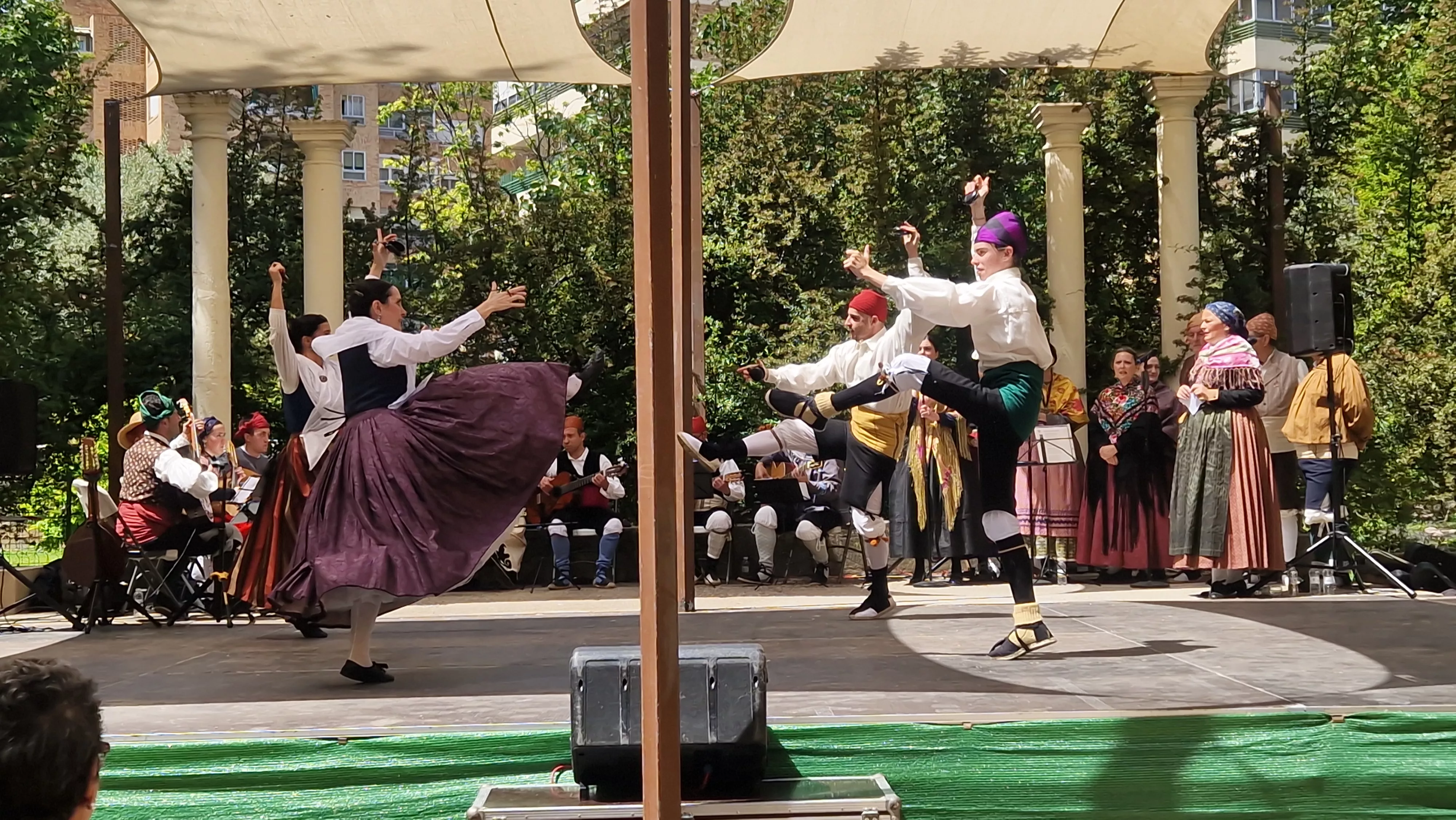La Agrupación Folklórica Santa Cecilia en el Ciclo de Folclore Aragonés 2026. Foto Myriam Martínez