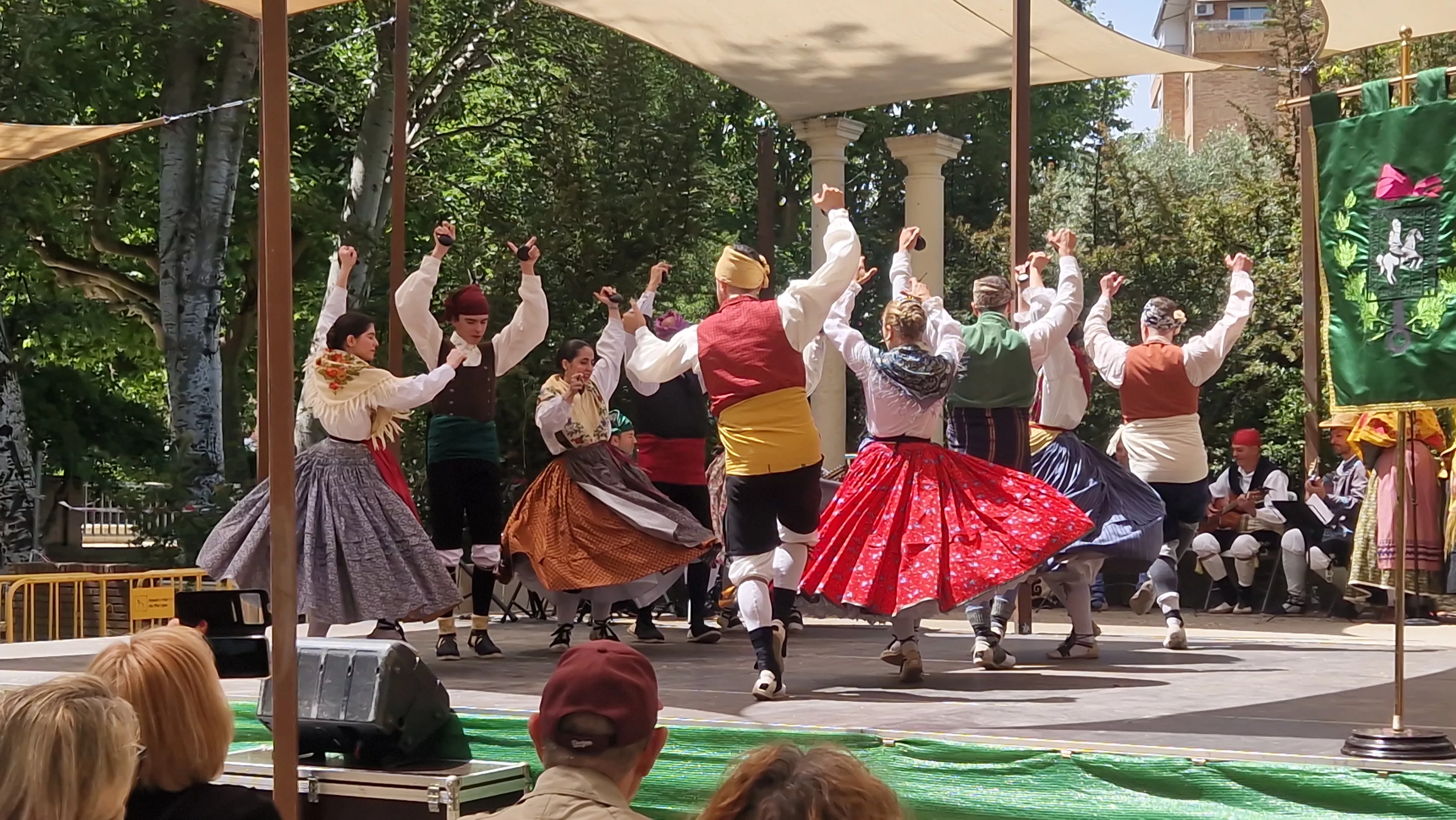 La Agrupación Folklórica Santa Cecilia en el Ciclo de Folclore Aragonés 2026. Foto Myriam Martínez