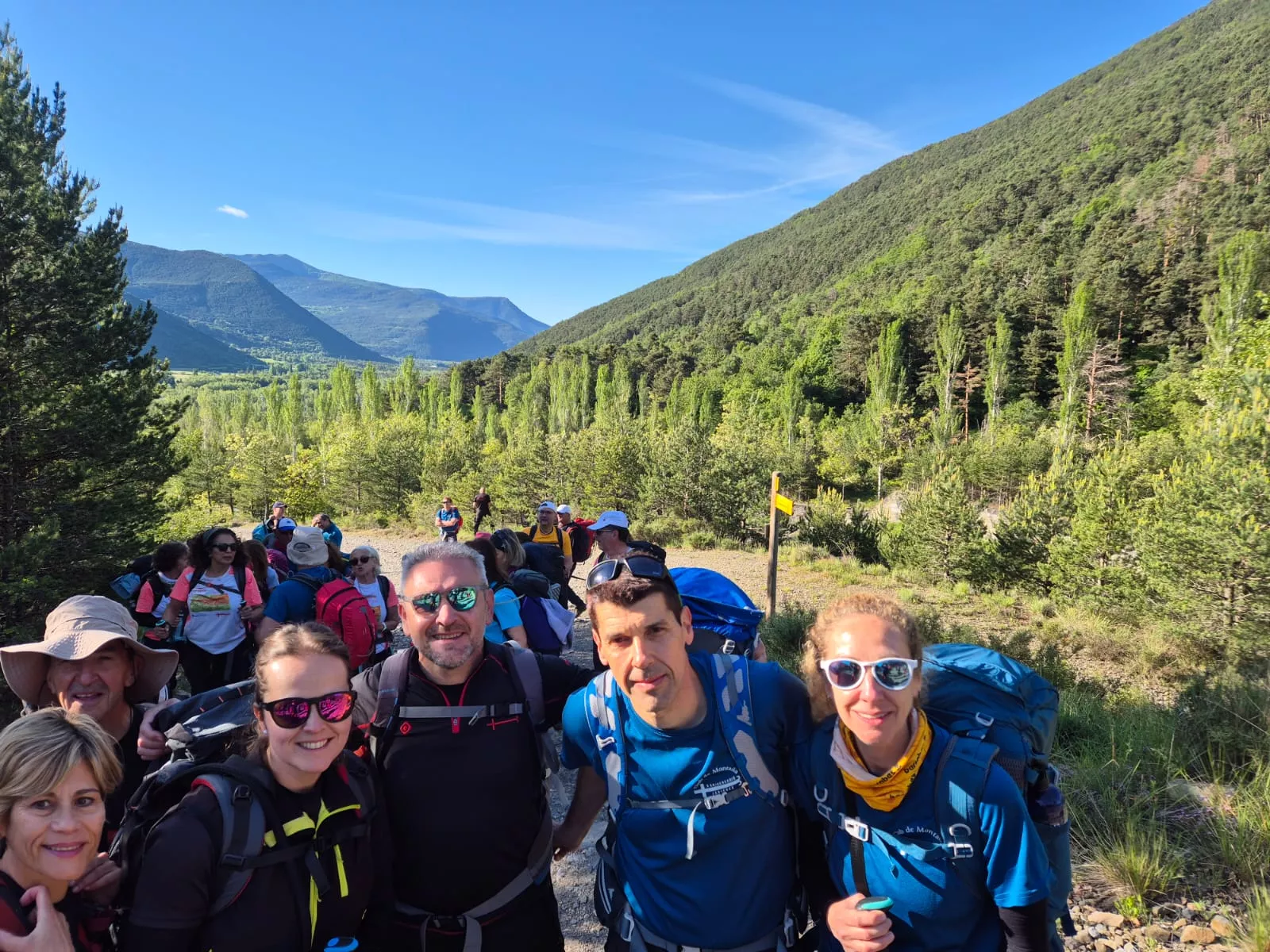 Recorrido de las etapas ocho y nueve del GR15 de cincuenta Javieres. Foto Juanlu Herrero