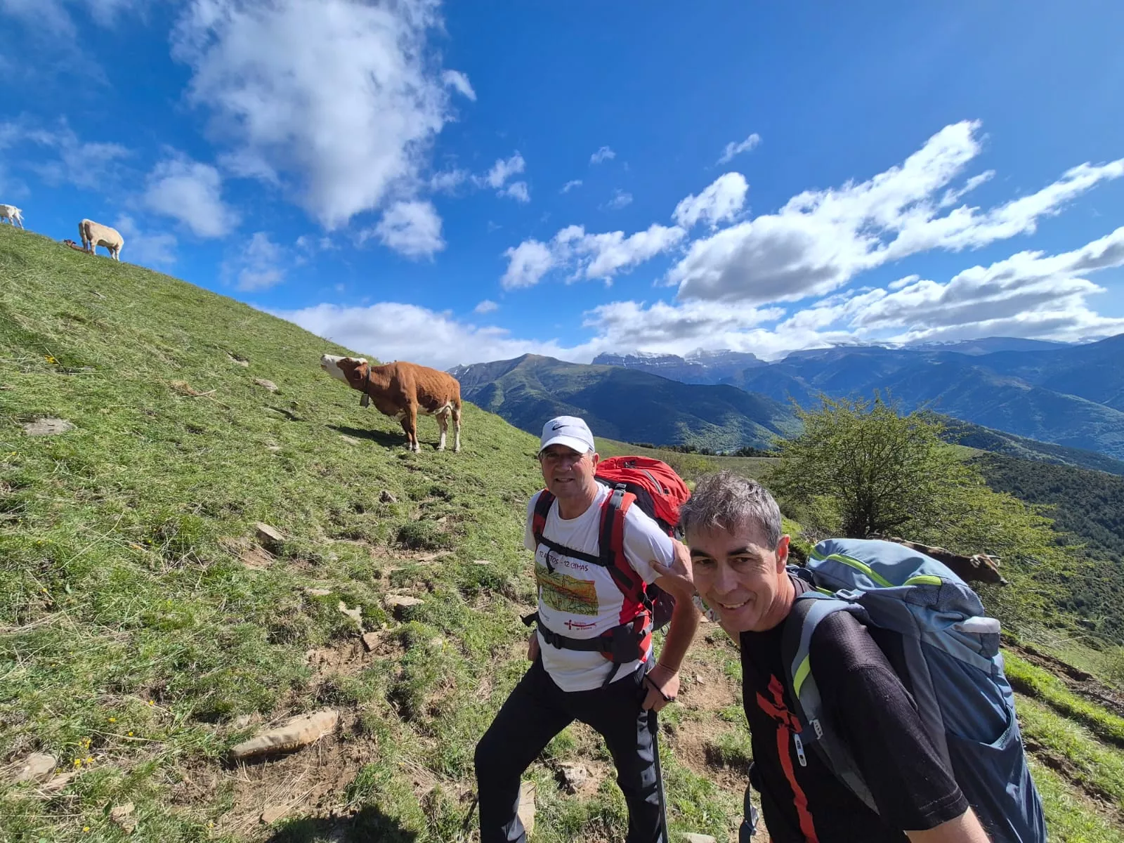 Recorrido de las etapas ocho y nueve del GR15 de cincuenta Javieres. Foto Juanlu Herrero