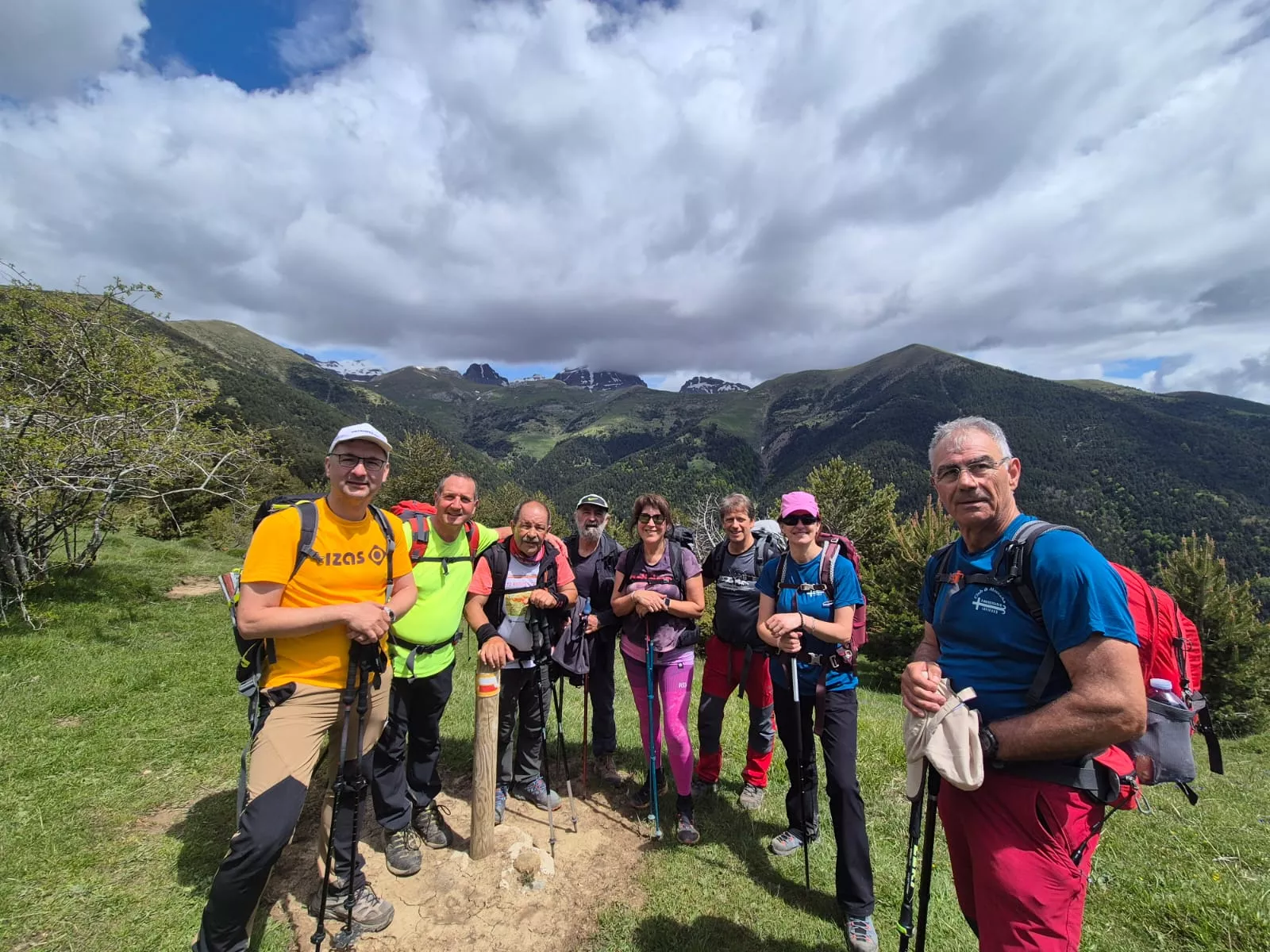 Recorrido de las etapas ocho y nueve del GR15 de cincuenta Javieres. Foto Juanlu Herrero