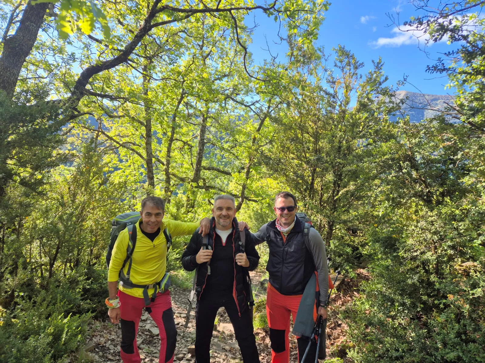 Recorrido de las etapas ocho y nueve del GR15 de cincuenta Javieres. Foto Juanlu Herrero