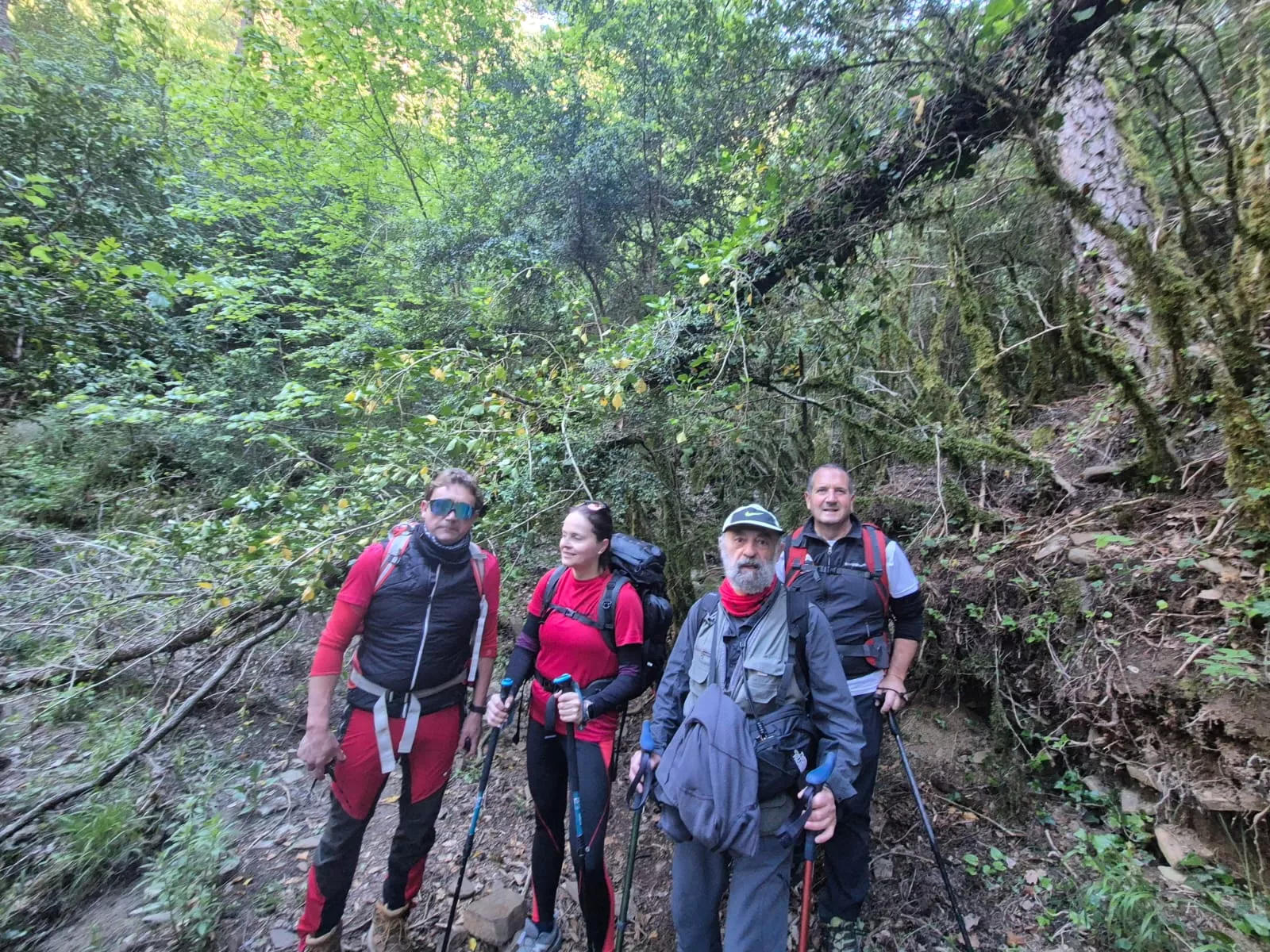 Recorrido de las etapas ocho y nueve del GR15 de cincuenta Javieres. Foto Juanlu Herrero