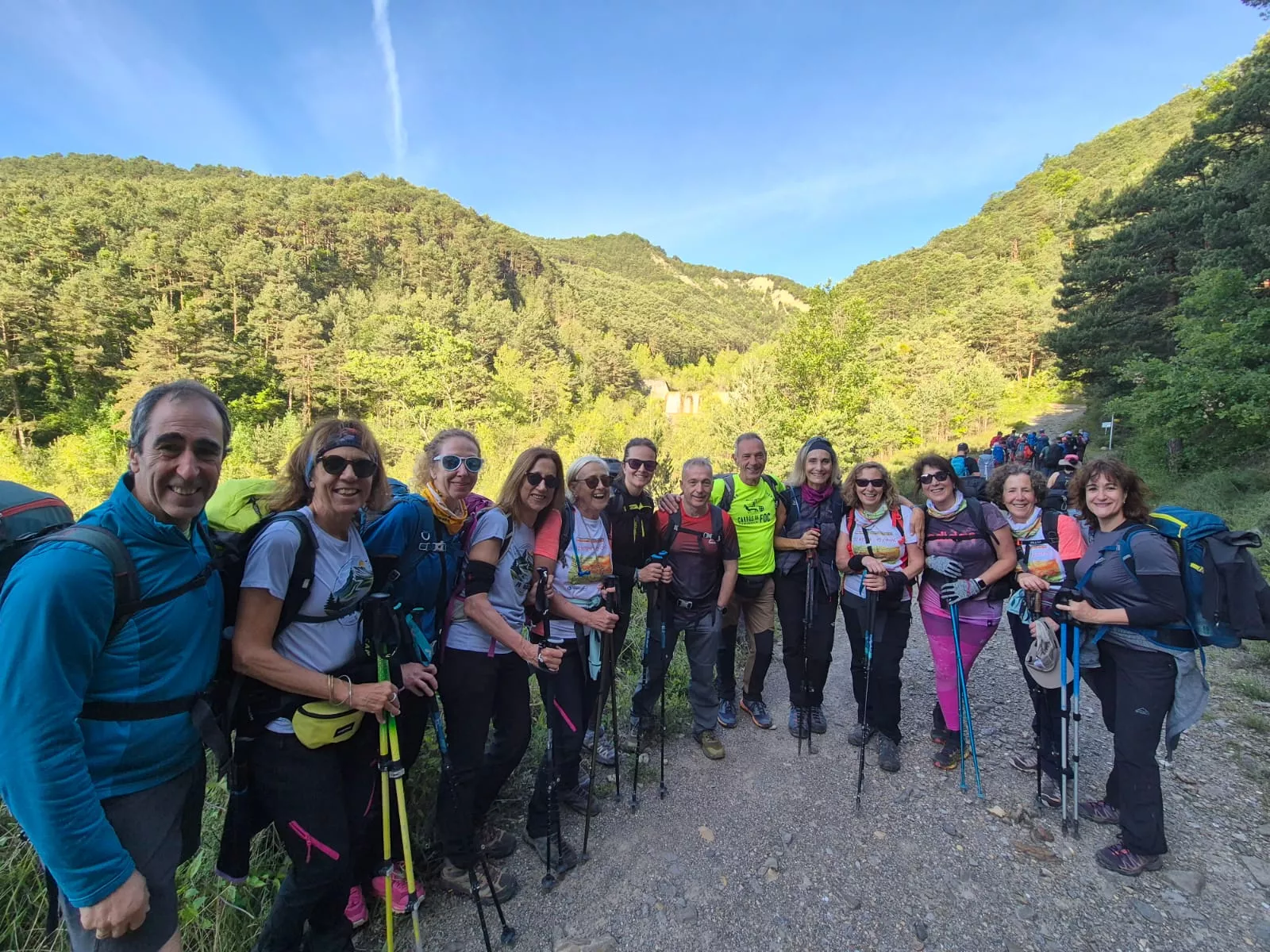 Recorrido de las etapas ocho y nueve del GR15 de cincuenta Javieres. Foto Juanlu Herrero