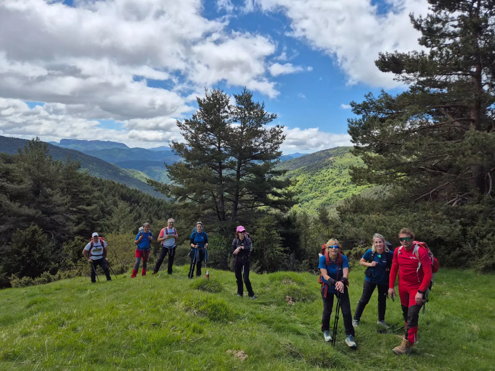 Recorrido de las etapas ocho y nueve del GR15 de cincuenta Javieres. Foto Juanlu Herrero