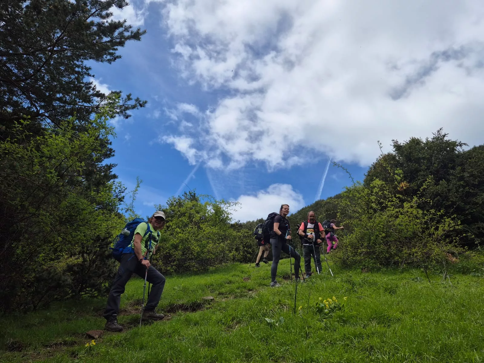 Recorrido de las etapas ocho y nueve del GR15 de cincuenta Javieres. Foto Juanlu Herrero