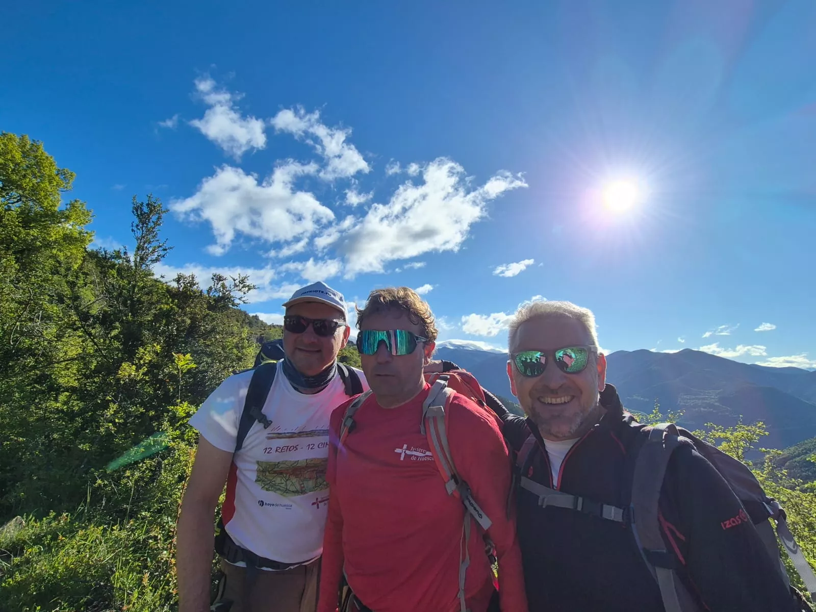 Recorrido de las etapas ocho y nueve del GR15 de cincuenta Javieres. Foto Juanlu Herrero