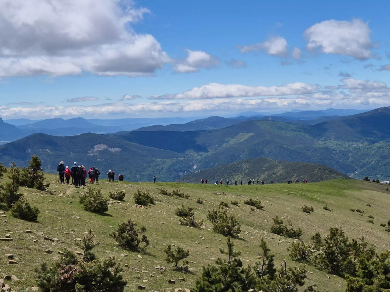 Recorrido de las etapas ocho y nueve del GR15 de cincuenta Javieres. Foto Juanlu Herrero
