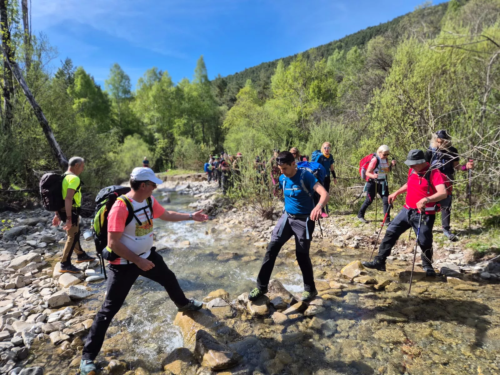 Recorrido de las etapas ocho y nueve del GR15 de cincuenta Javieres. Foto Juanlu Herrero