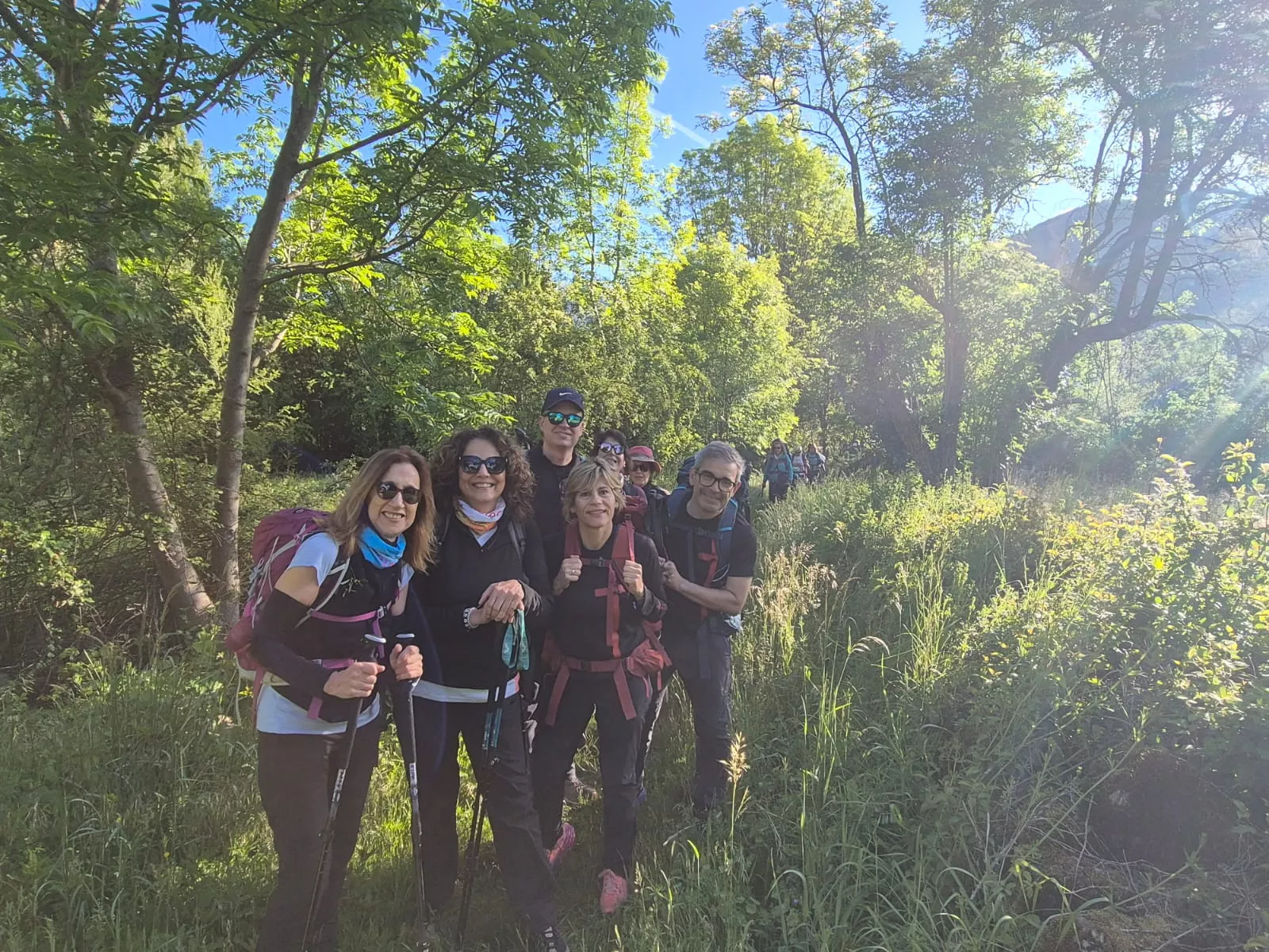 Recorrido de las etapas ocho y nueve del GR15 de cincuenta Javieres. Foto Juanlu Herrero