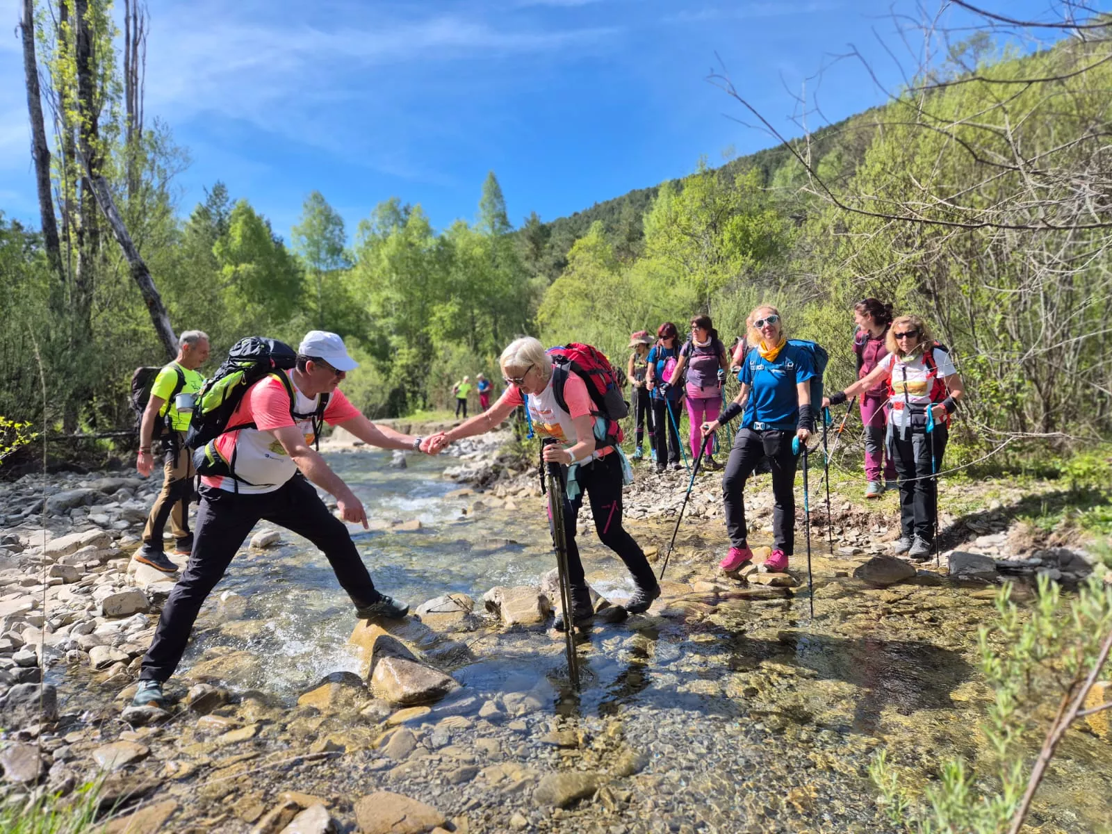 Recorrido de las etapas ocho y nueve del GR15 de cincuenta Javieres. Foto Juanlu Herrero