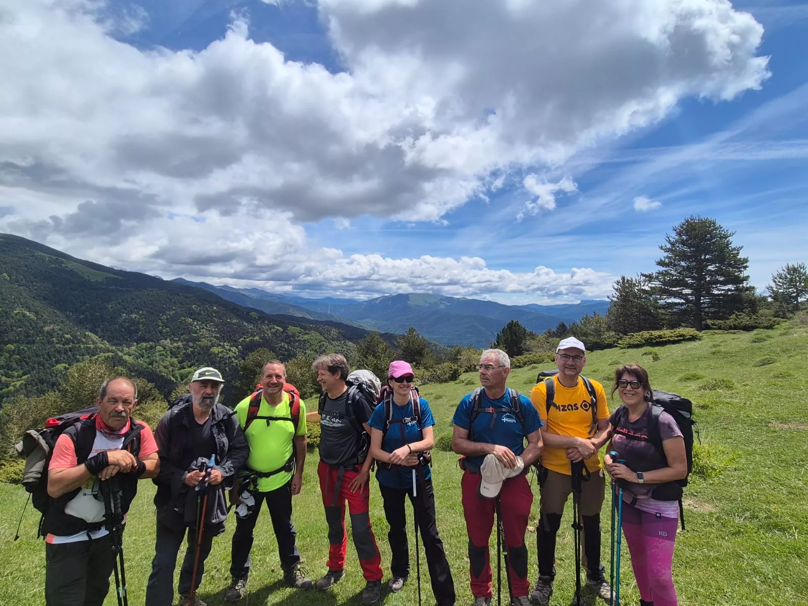 Recorrido de las etapas ocho y nueve del GR15 de cincuenta Javieres. Foto Juanlu Herrero