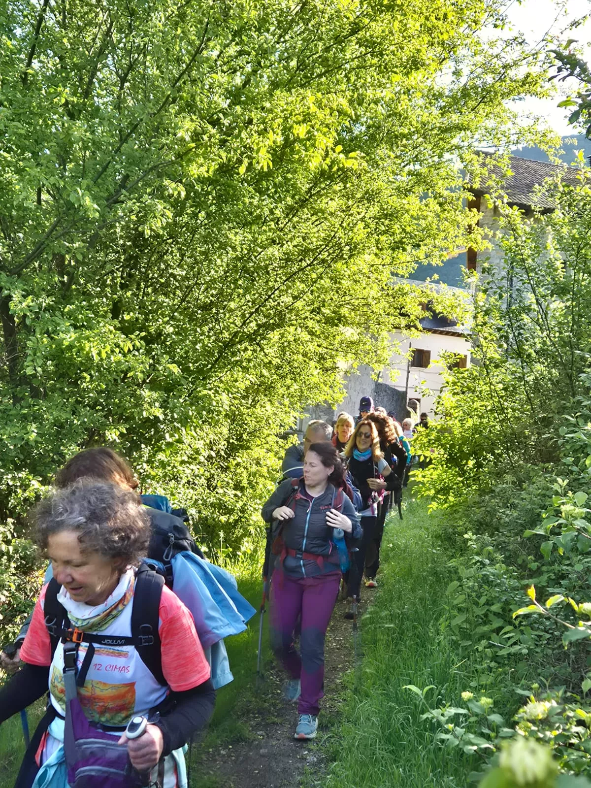 Recorrido de las etapas ocho y nueve del GR15 de cincuenta Javieres. Foto Juanlu Herrero