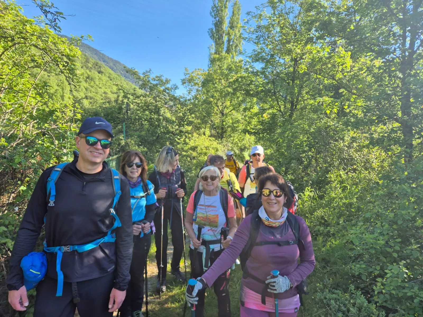 Recorrido de las etapas ocho y nueve del GR15 de cincuenta Javieres. Foto Juanlu Herrero