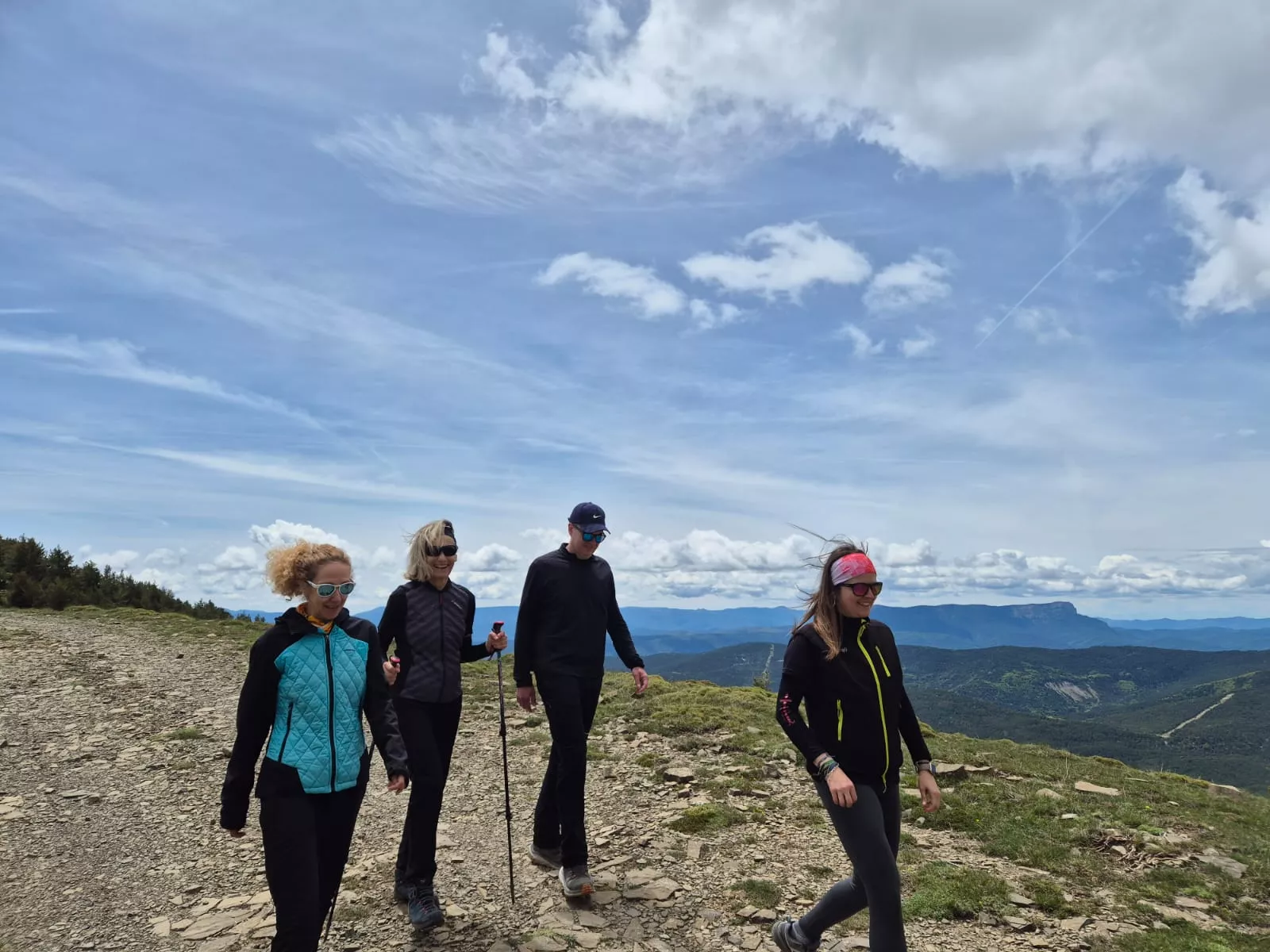 Recorrido de las etapas ocho y nueve del GR15 de cincuenta Javieres. Foto Juanlu Herrero