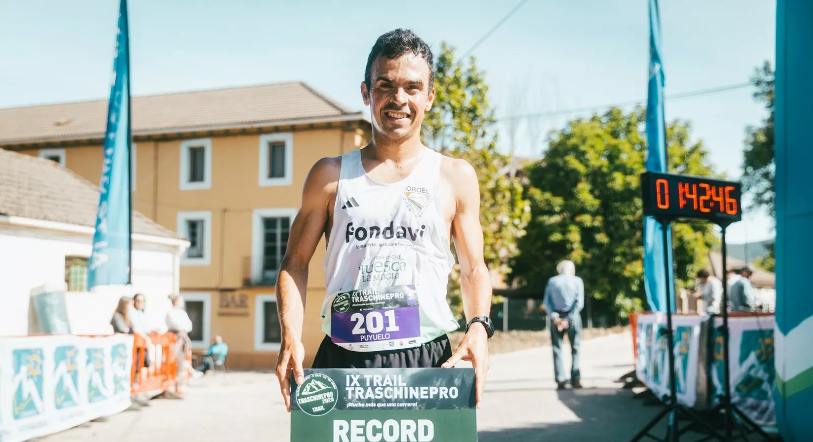 Alberto Puyuelo batió el récord del circuito en la 10K. 
