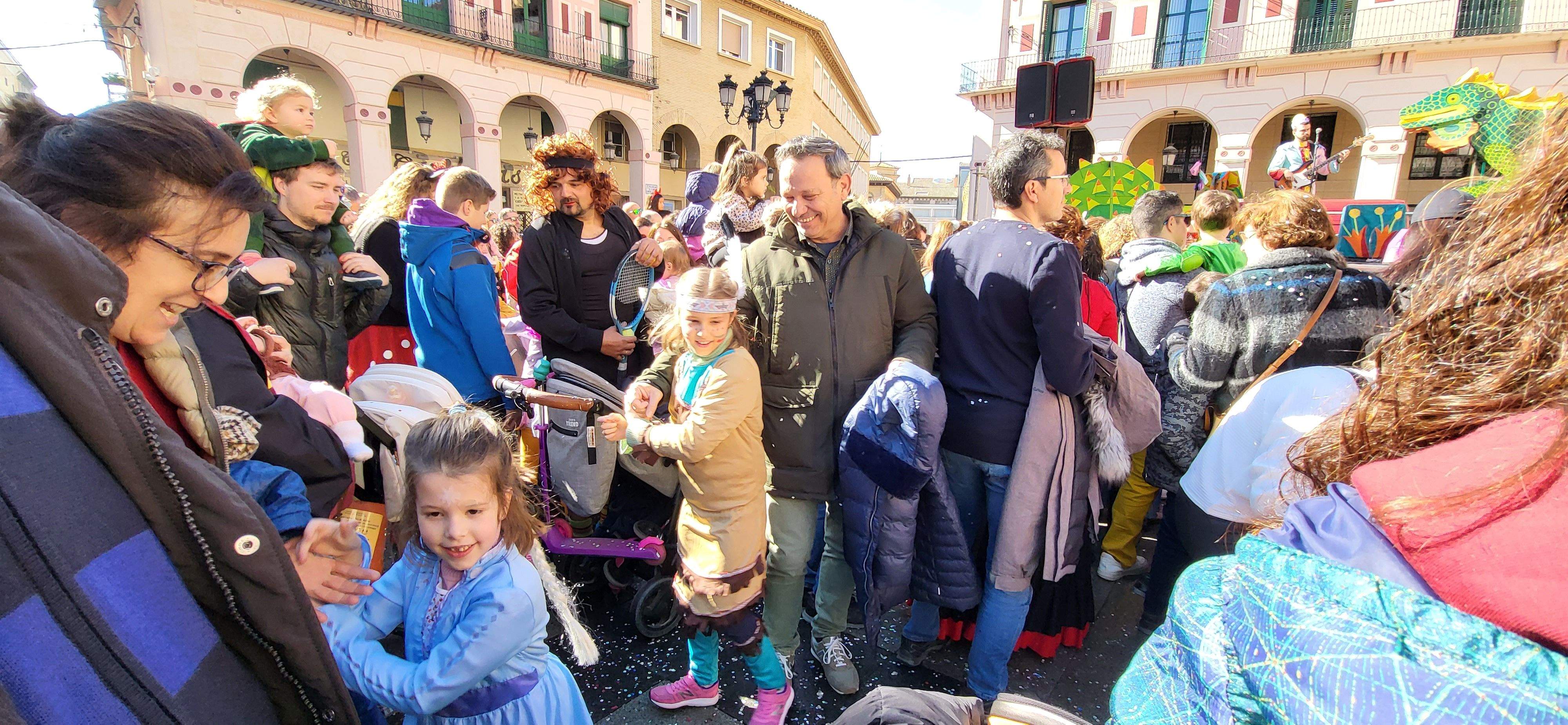 Carnaval Infantil en Huesca. Foto: Mercedes Manterola