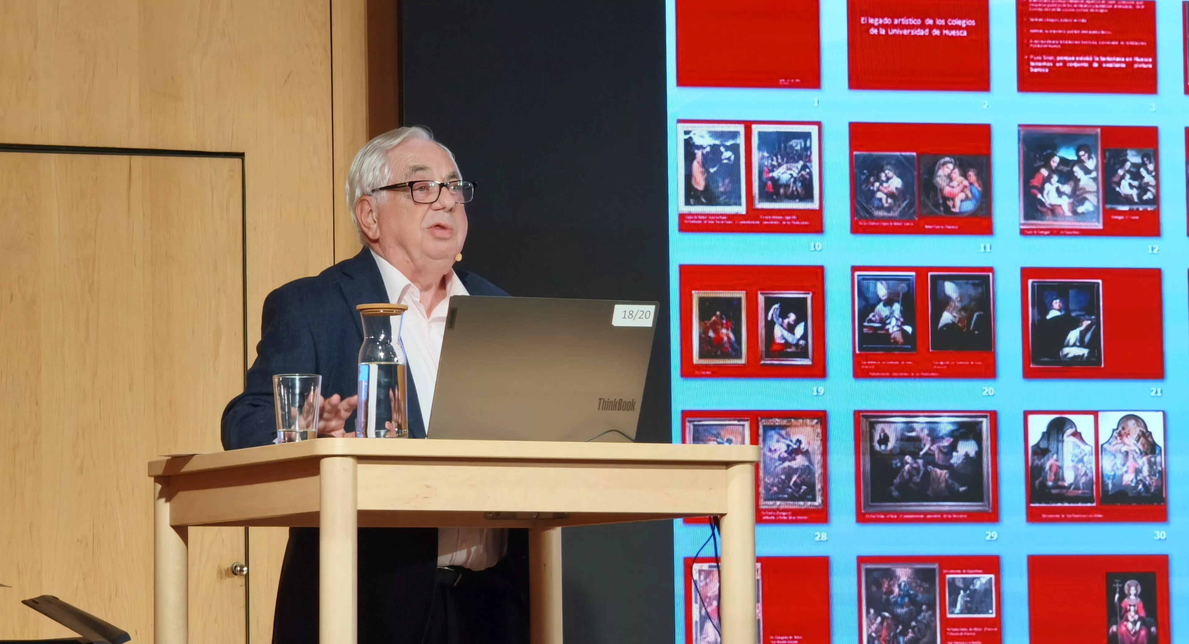 Presentación del nuevo libro de Antonio Naval Mas sobre el conjunto de la Catedral. Foto María José Sampietro