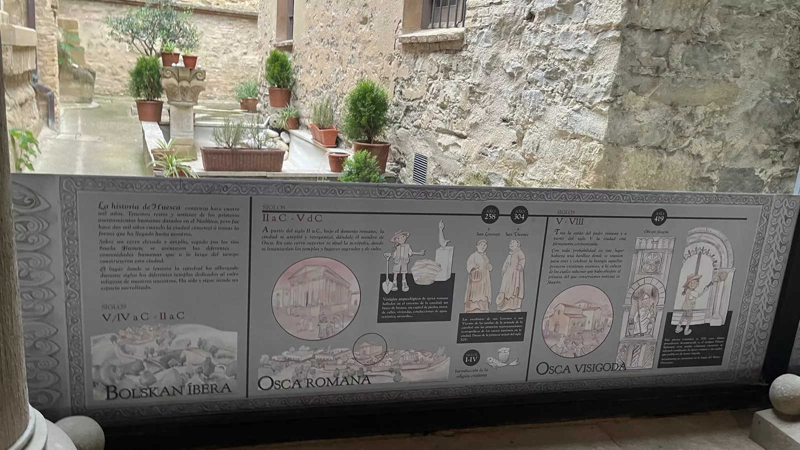 Proyecto "Érase una vez una catedral al revés” del Museo Diocesano de Huesca. Foto Mercedes Manterola