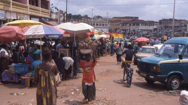 Calle en Acra Calle en Acra