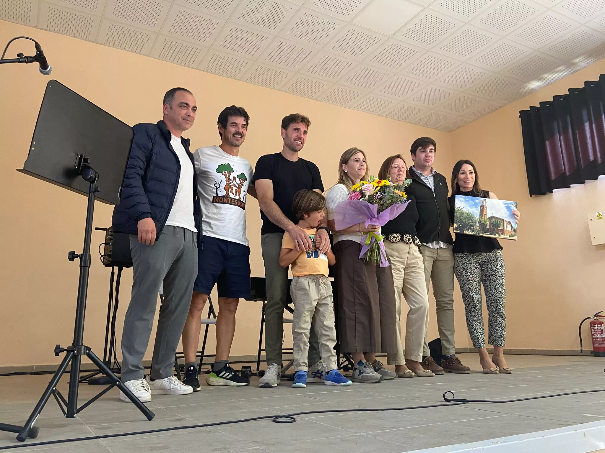 Homenaje de Montesusín a Yasmina Praderas