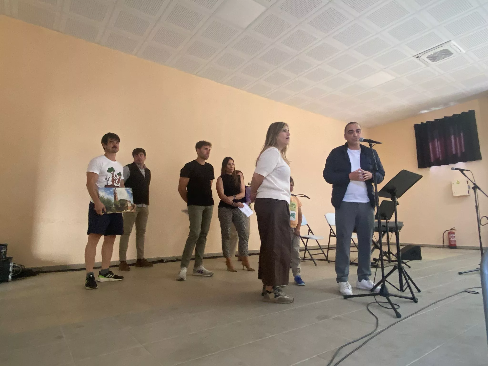 Homenaje de Montesusín a Yasmina Praderas