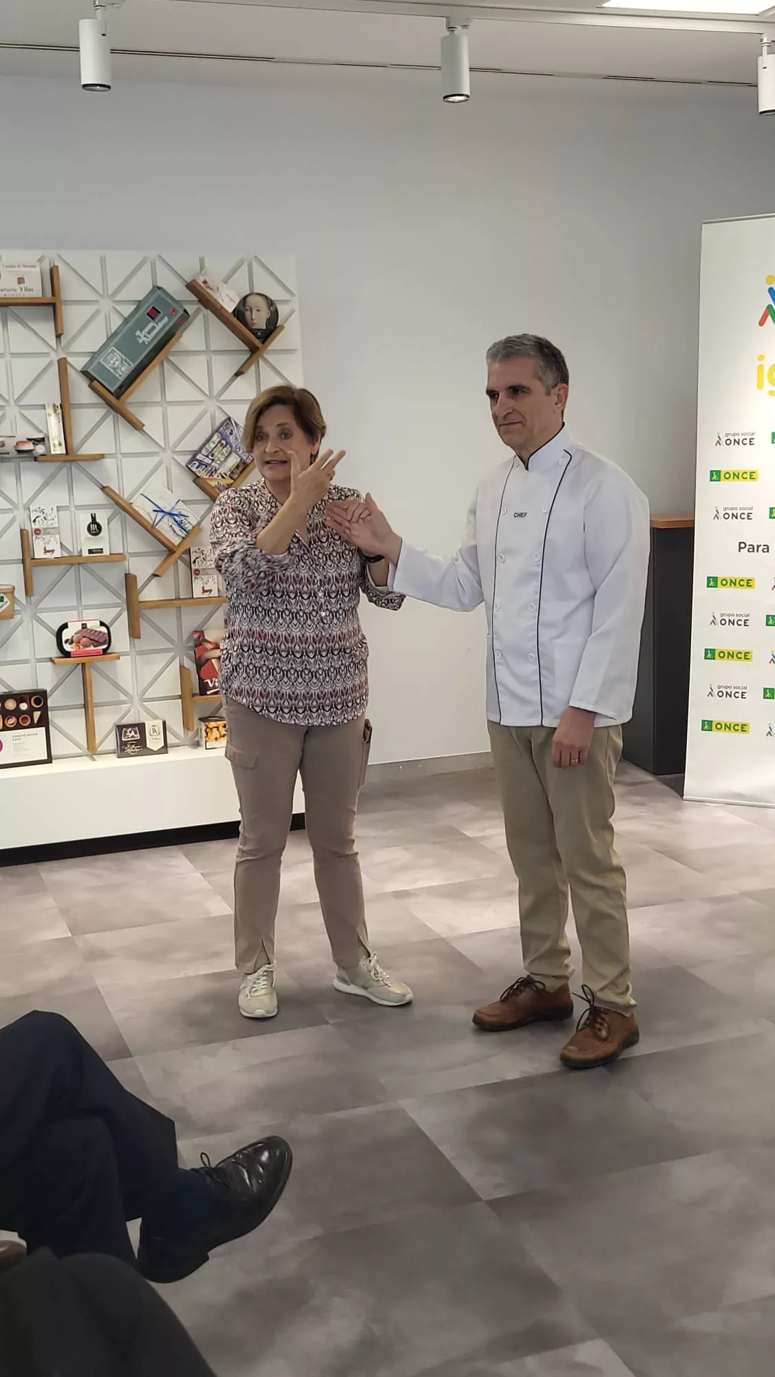 Cocina a ciegas con Rafael Zapata en el Ciga