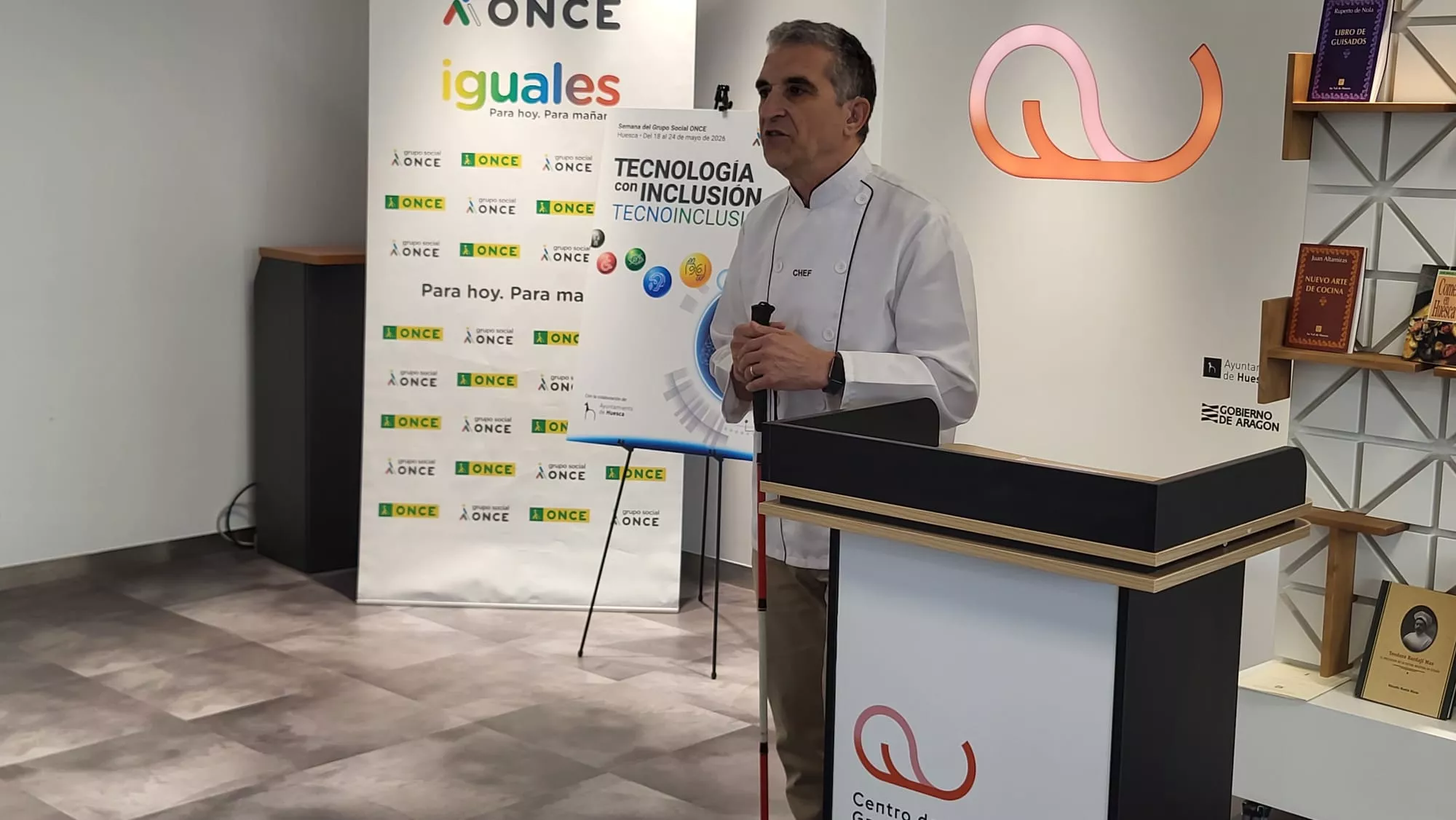 Cocina a ciegas con Rafael Zapata en el Ciga