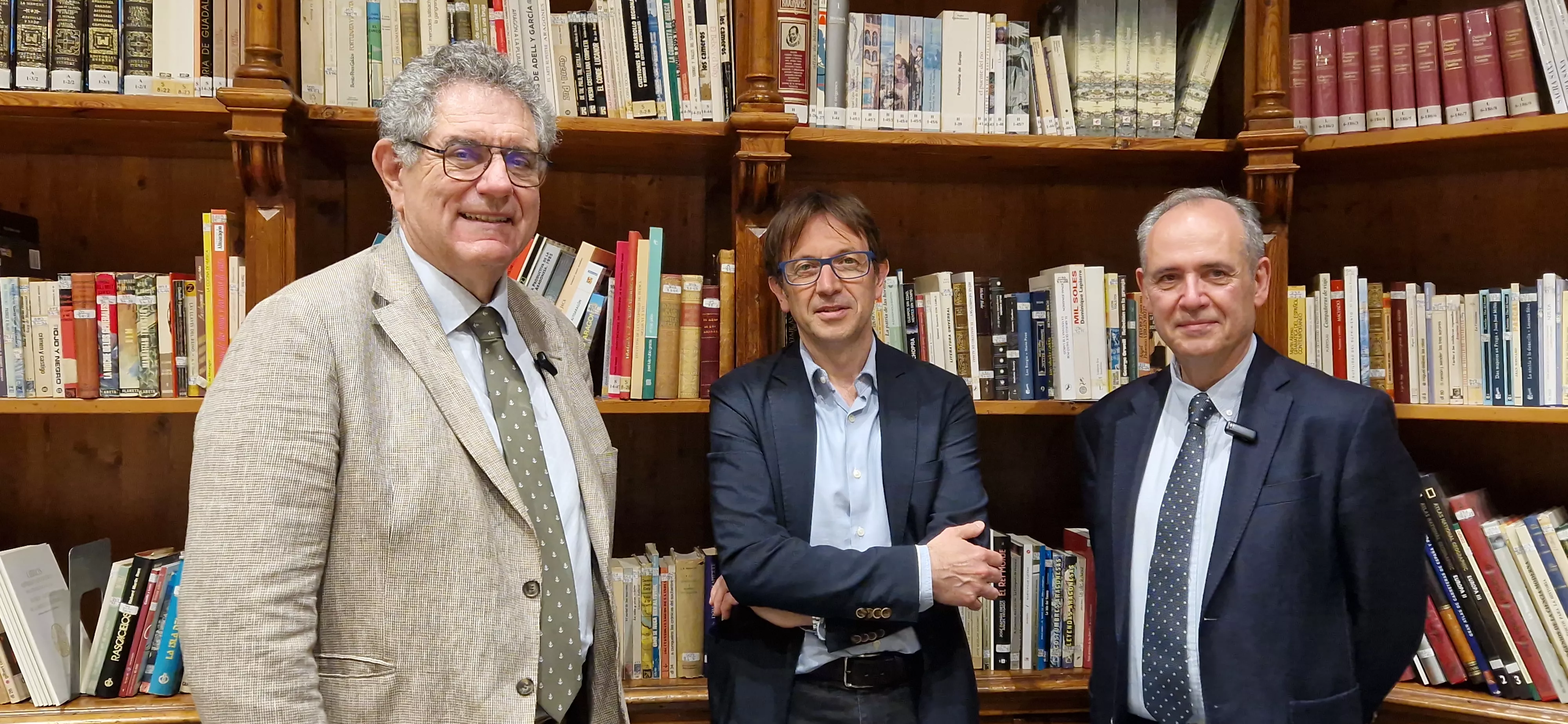 Manuel Martín Carrasco, Javier Olivera Pueyo y Manel Sánchez Pérez. Foto Myriam Martínez