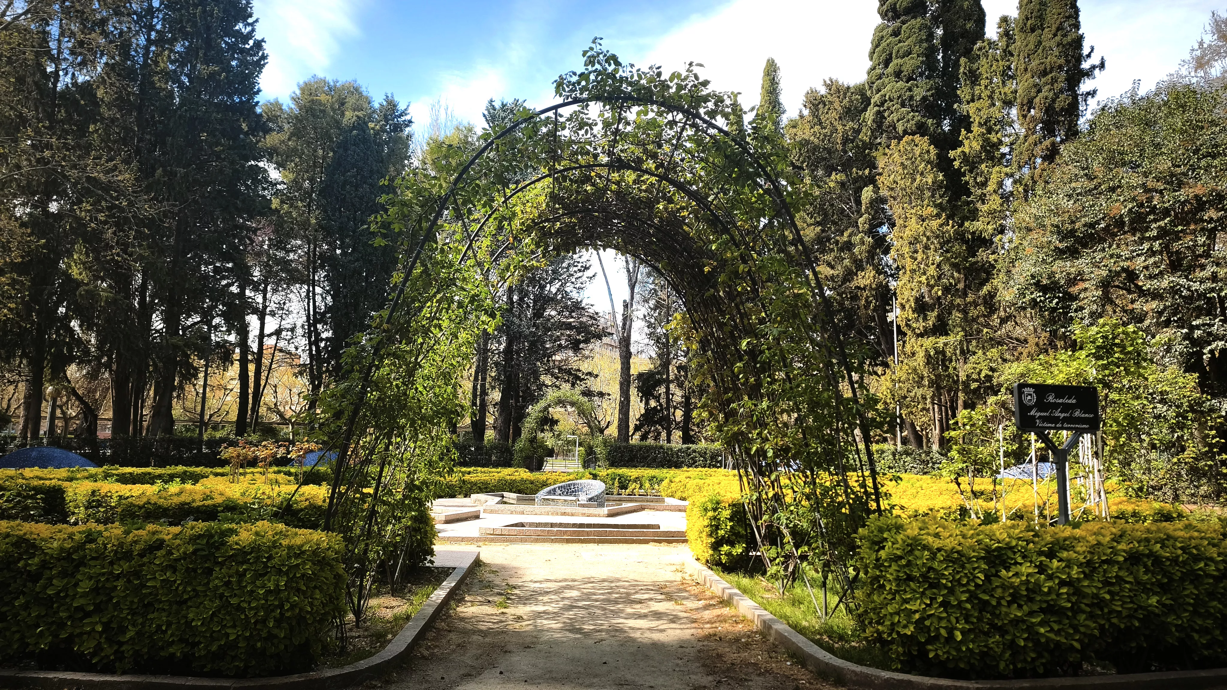 Parque Miguel Servet de Huesca.