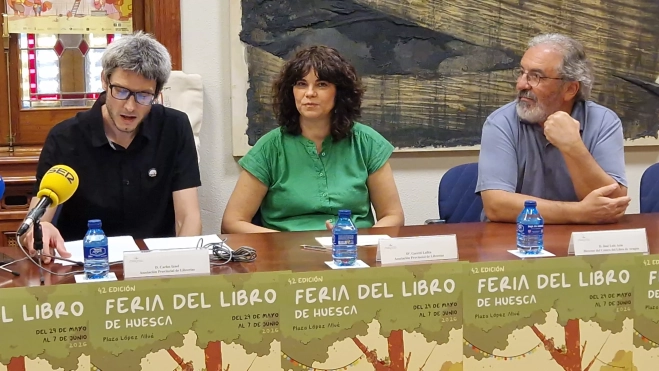 Carlos Izuel, Goreti Lafita y José Luis Acín. Foto Myriam Martínez