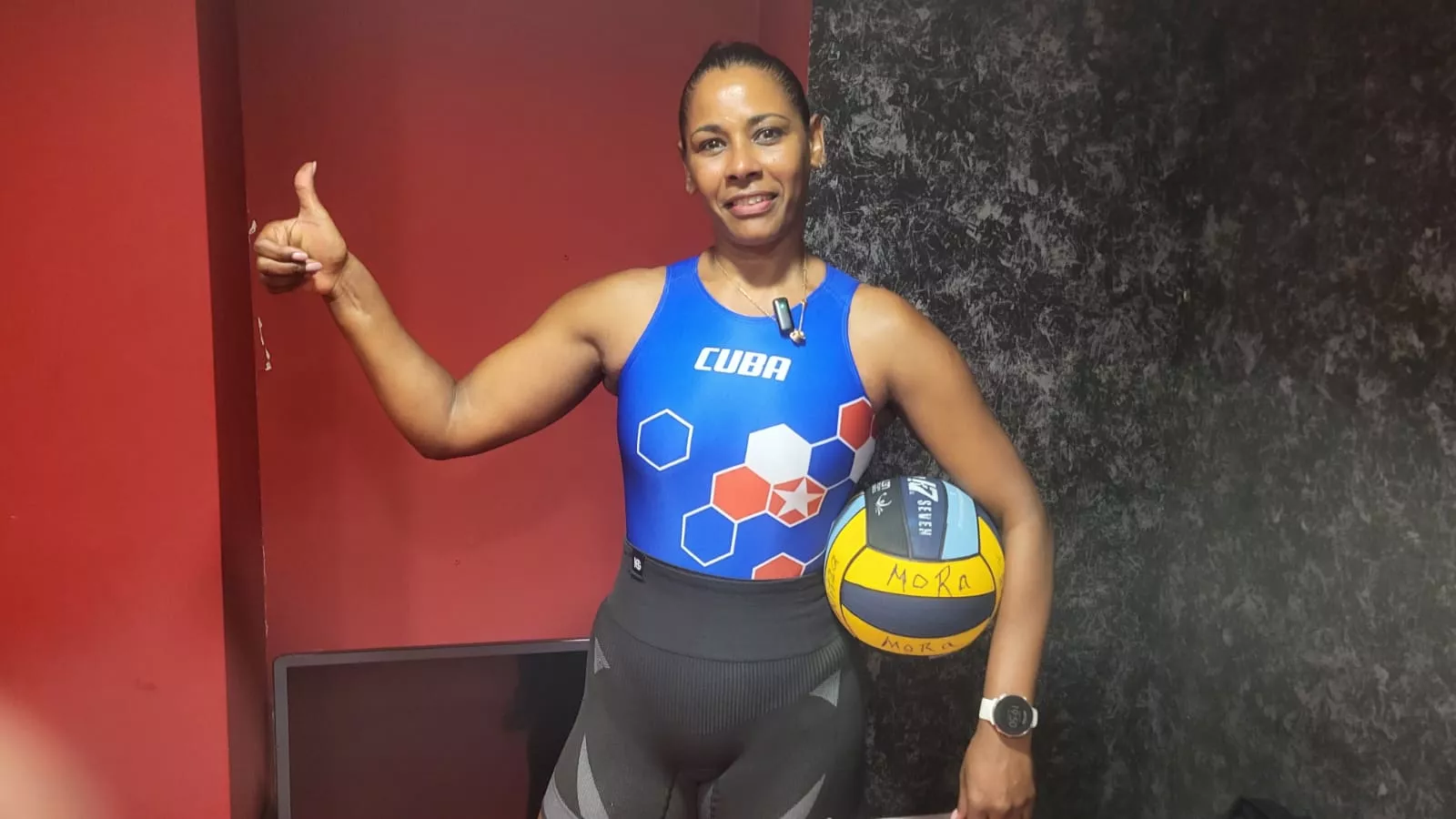 Yamira Caballero, internacional por Cuba a los 51 años.