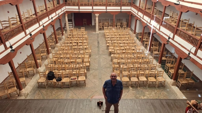 Luis Casáus, en Almagro.