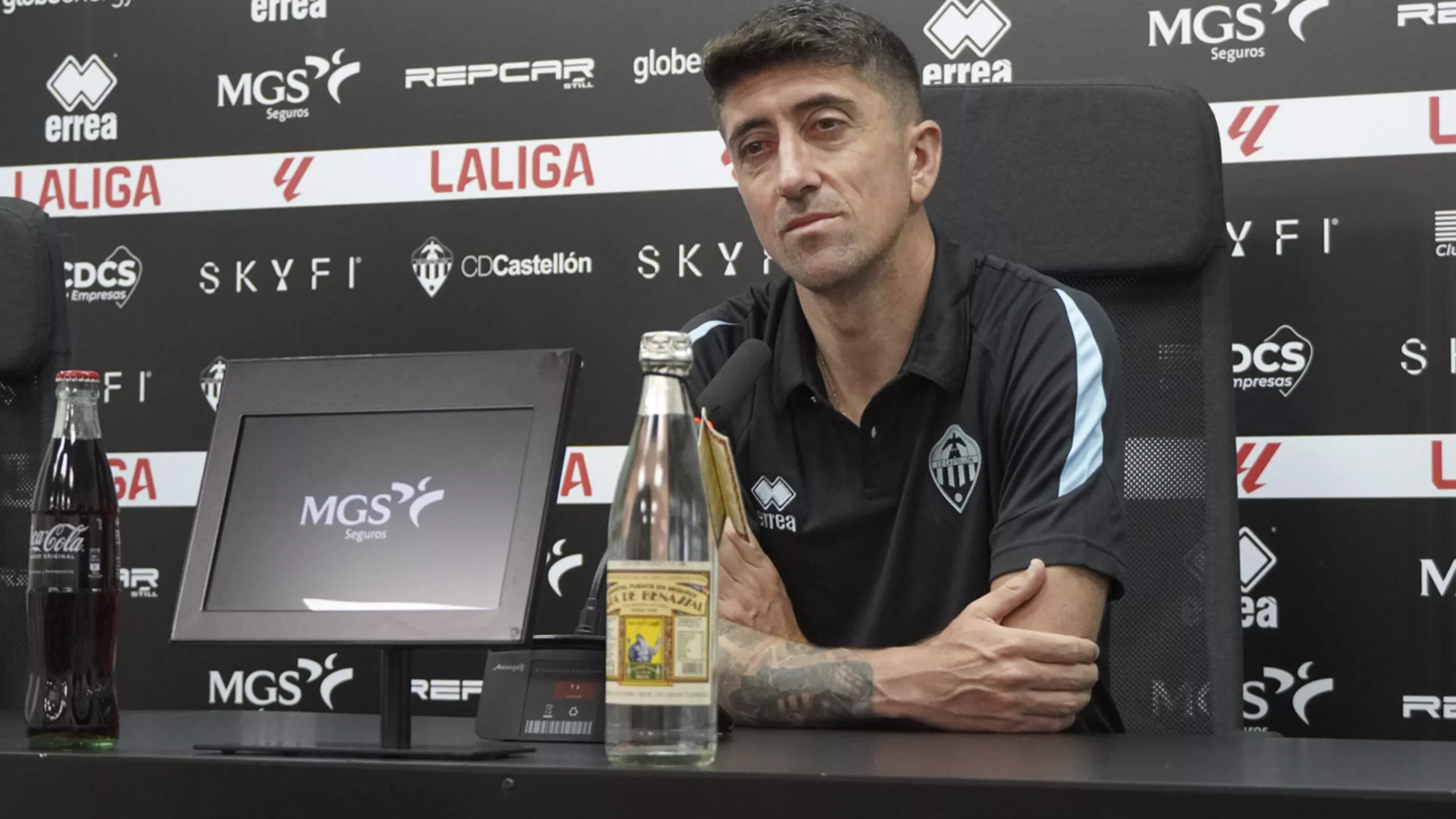 Pablo Hernández, en la previa del partido ante el Huesca. Foto: CD Castellón.