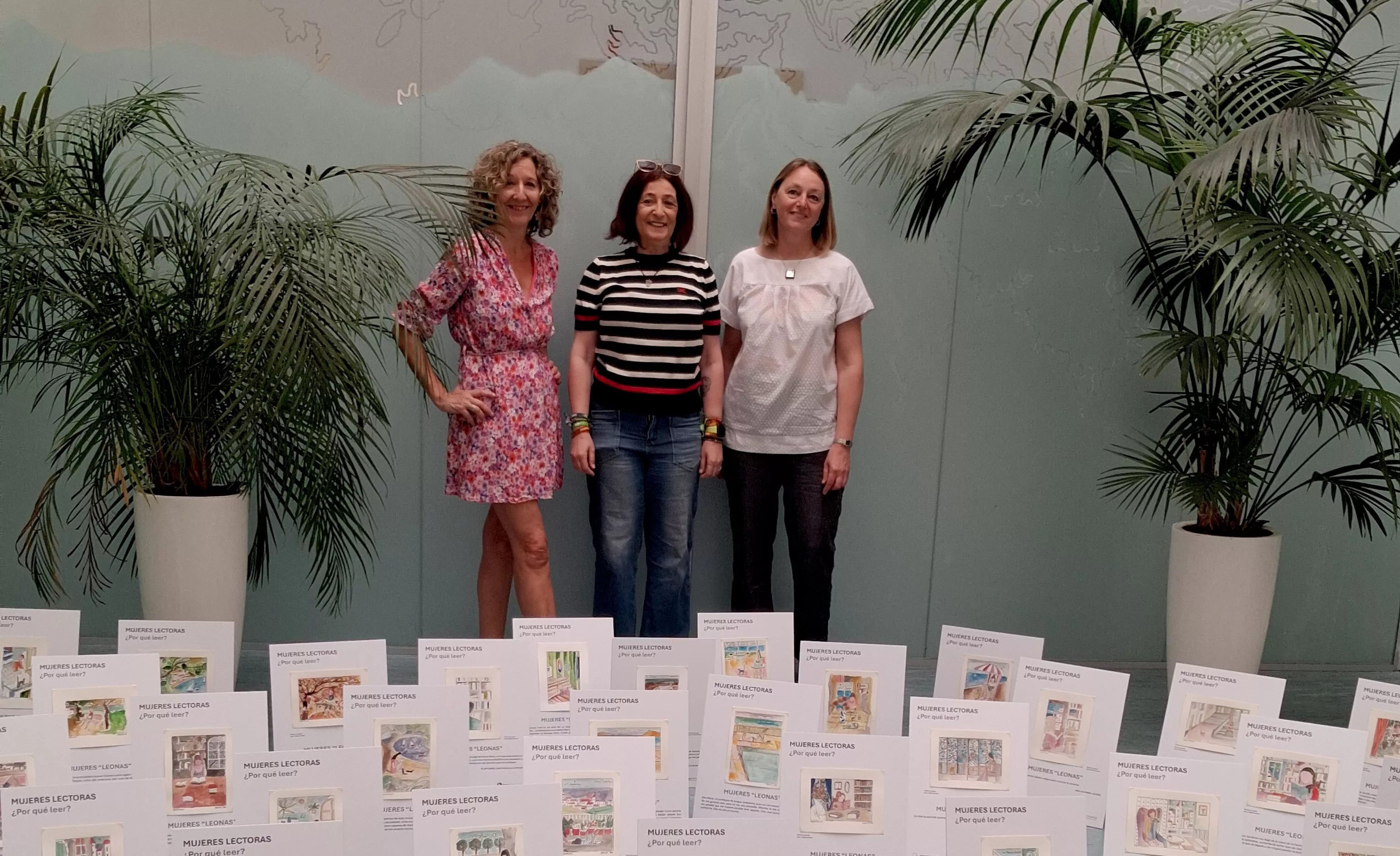 ‘Mujeres lectoras. Mujeres leonas’, el proyecto de arte y lectura de la Hoya de Huesca que se aloja en la Feria del Libro.