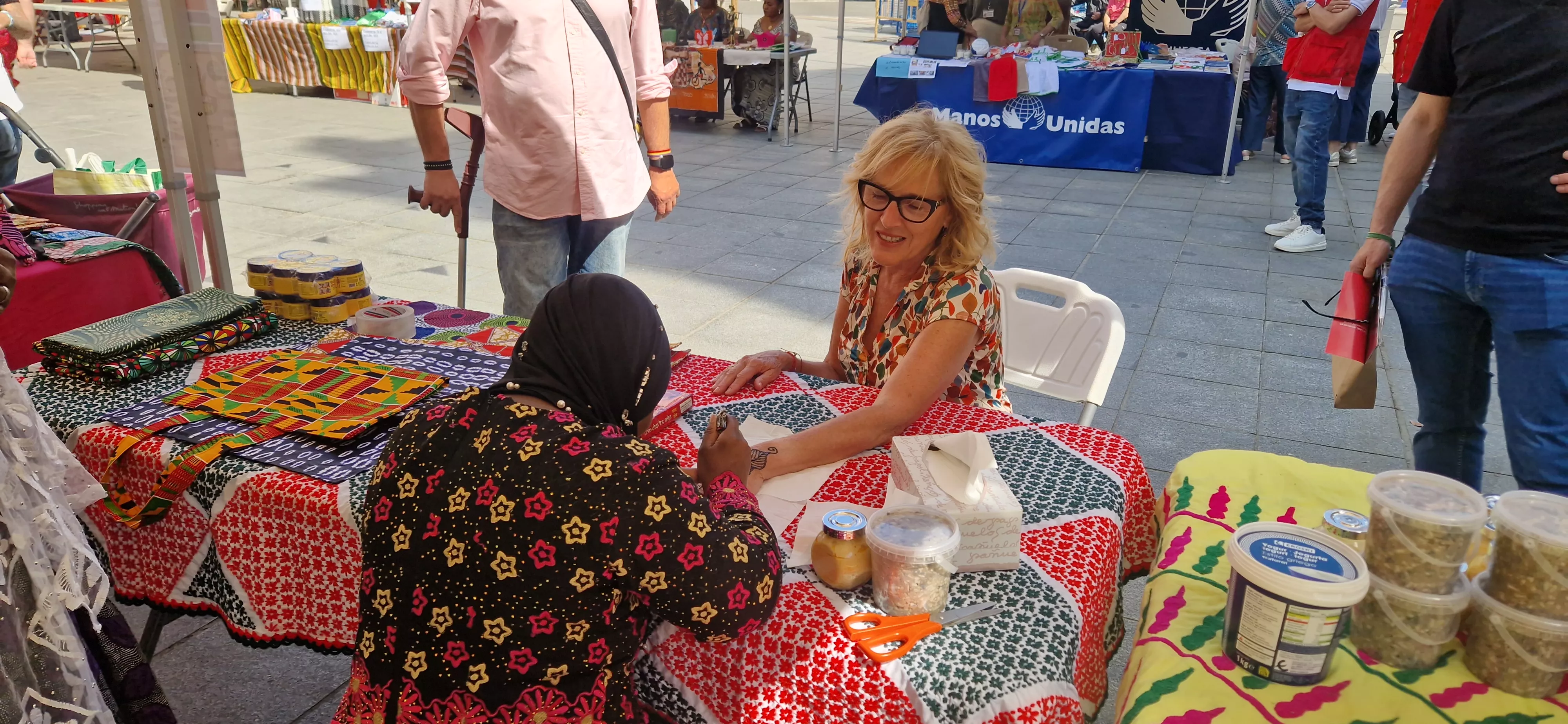 Feria de África en Huesca. Foto Myriam Martínez