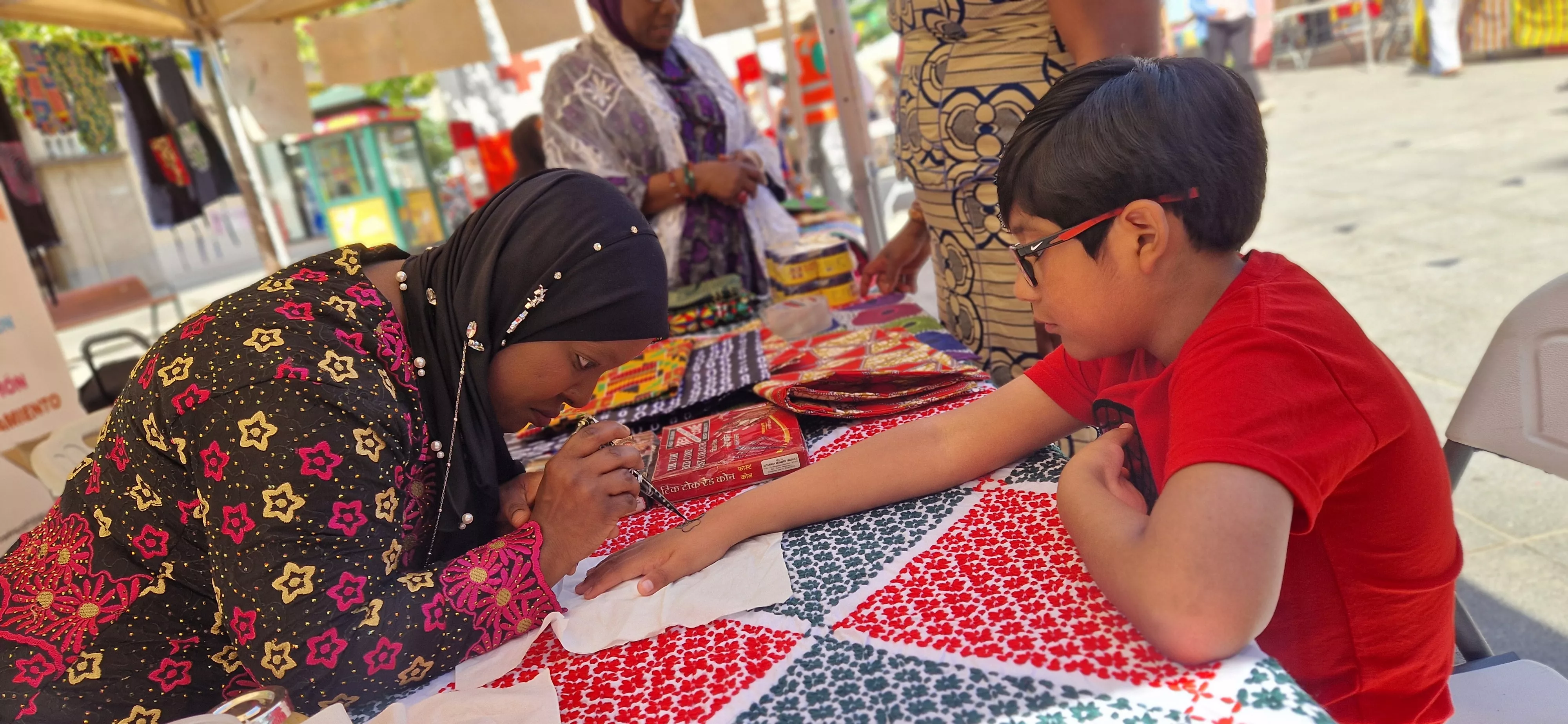 Feria de África en Huesca. Foto Myriam Martínez