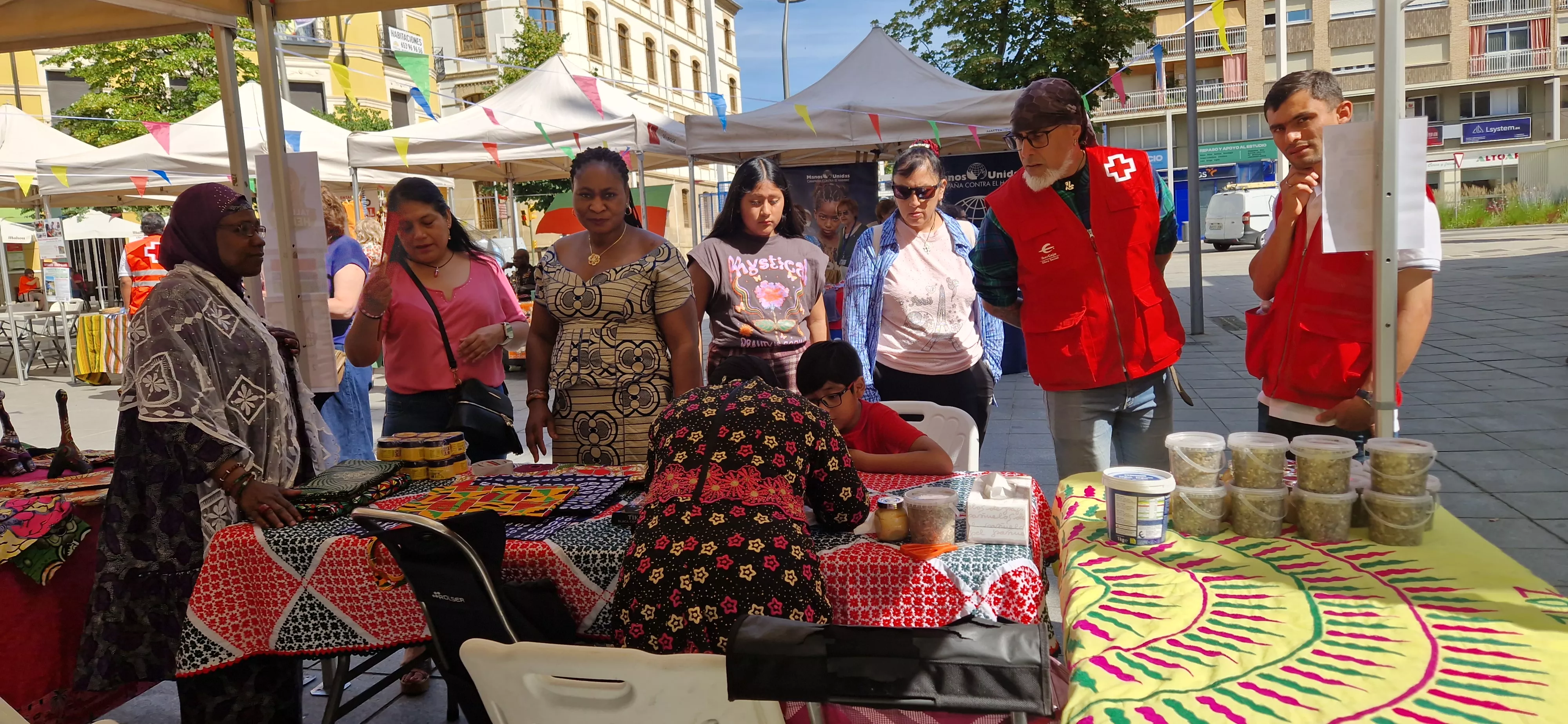 Feria de África en Huesca. Foto Myriam Martínez