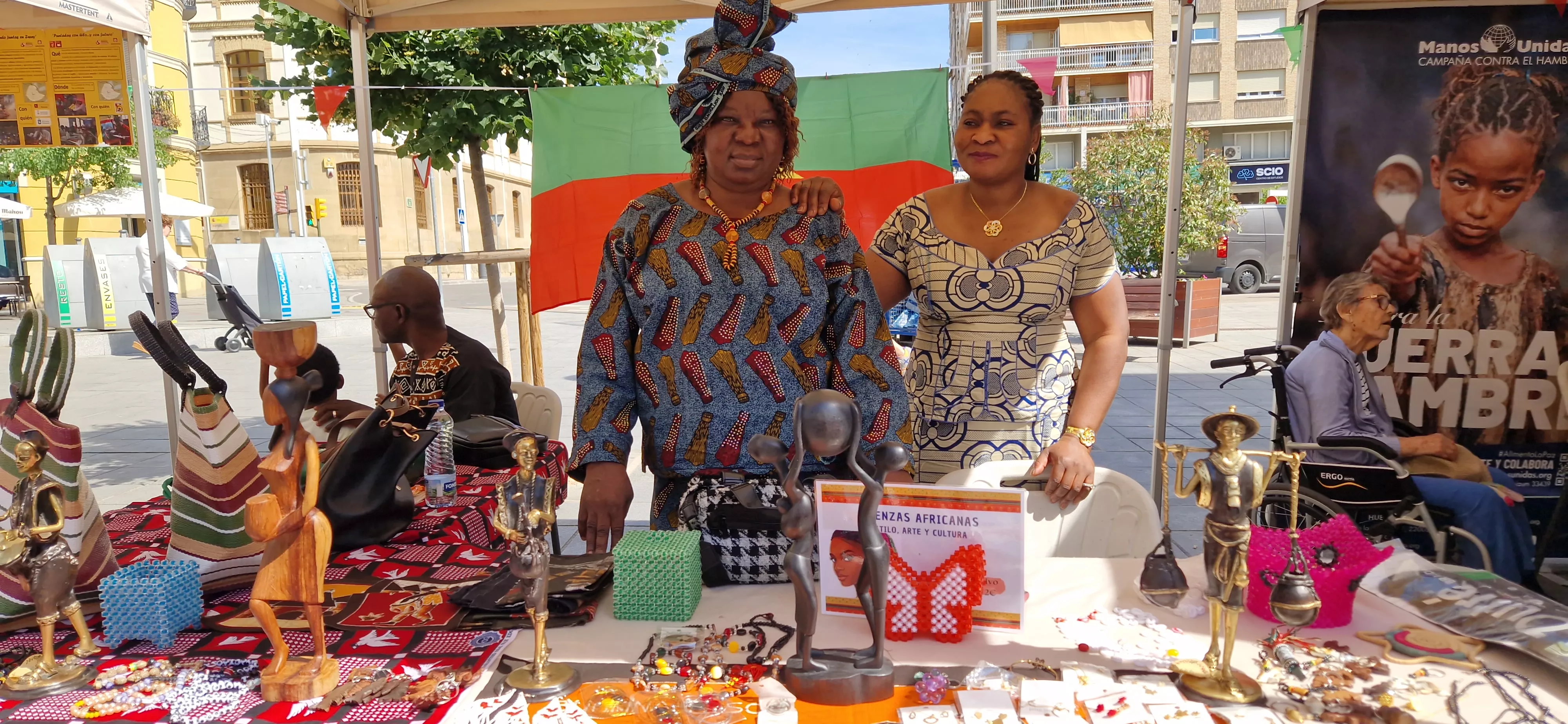 Feria de África en Huesca. Foto Myriam Martínez
