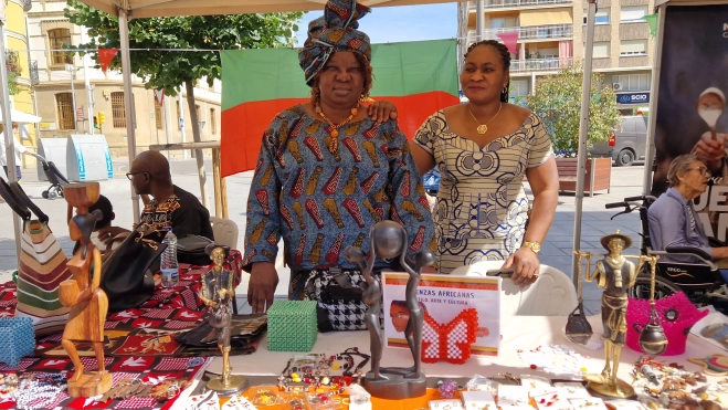 Feria de África en Huesca. Foto Myriam Martínez Feria de África en Huesca. Foto Myriam Martínez