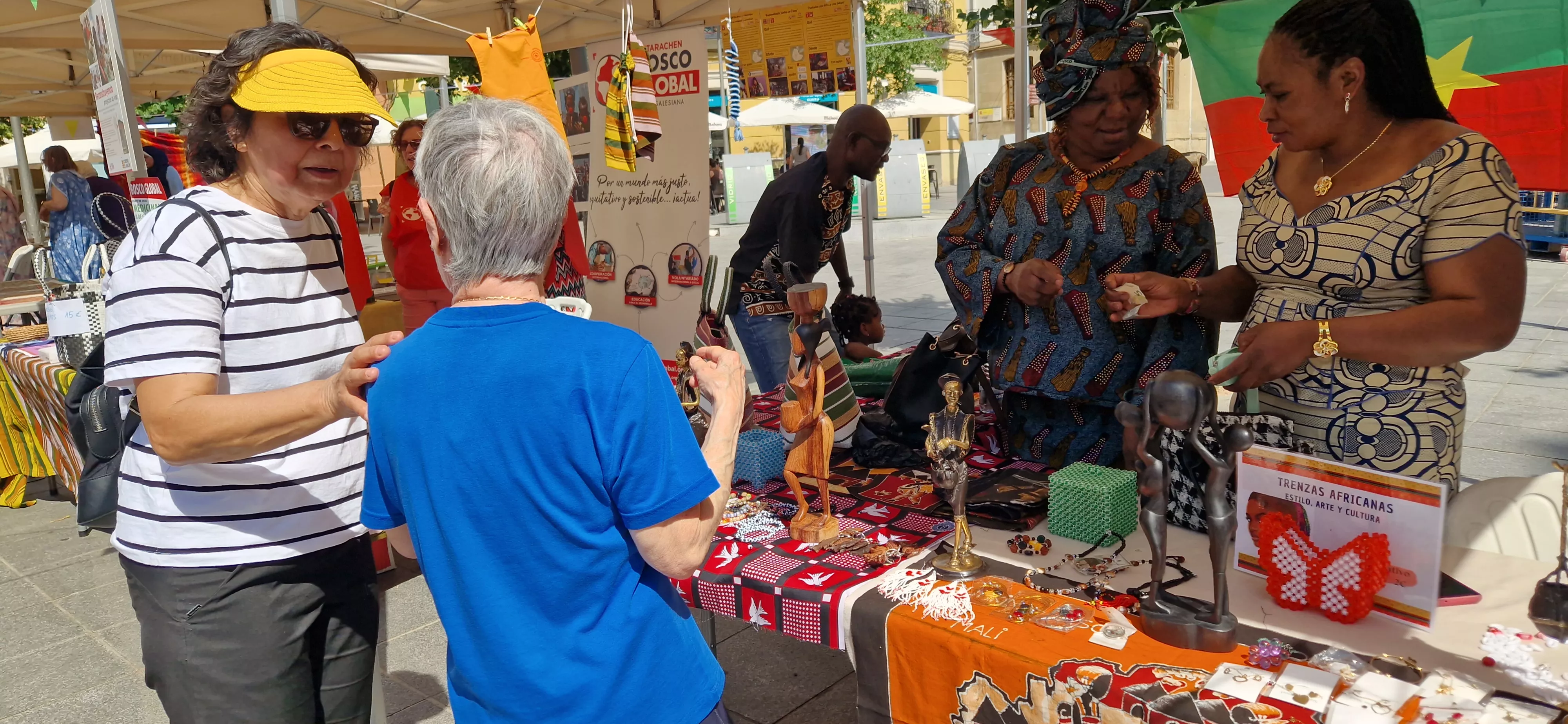 Feria de África en Huesca. Foto Myriam Martínez