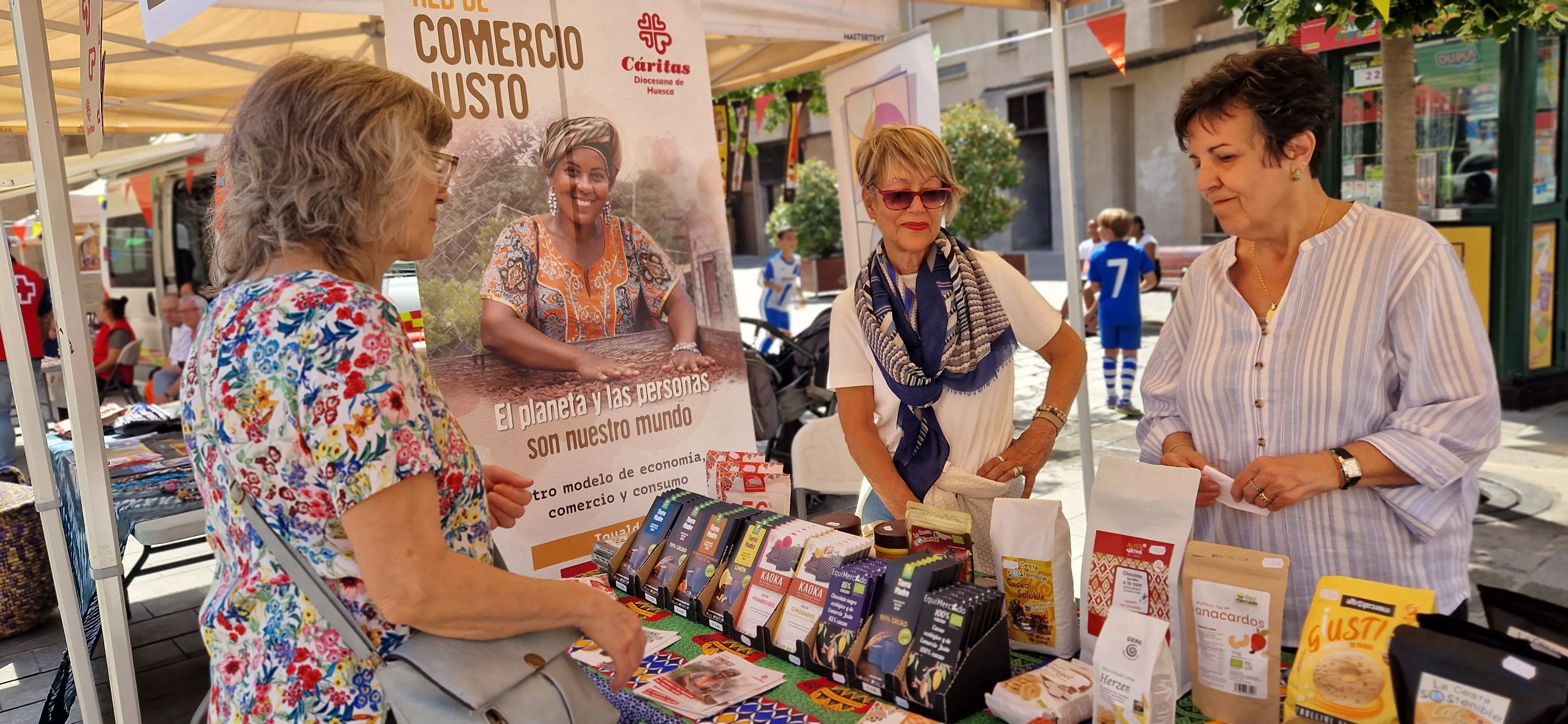Feria de África en Huesca. Foto Myriam Martínez