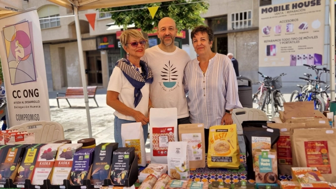 Feria de África en Huesca. Foto Myriam Martínez Feria de África en Huesca. Foto Myriam Martínez