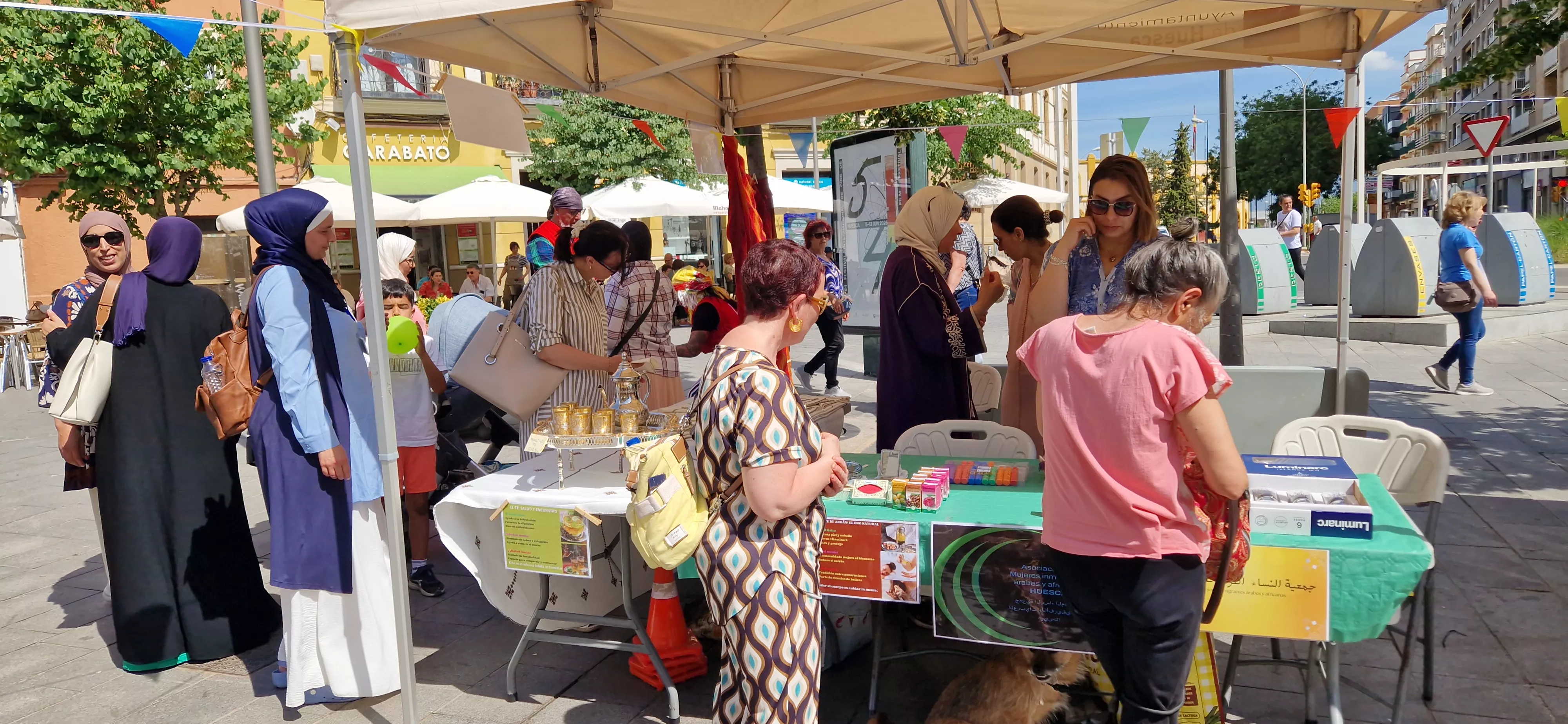 Feria de África en Huesca. Foto Myriam Martínez