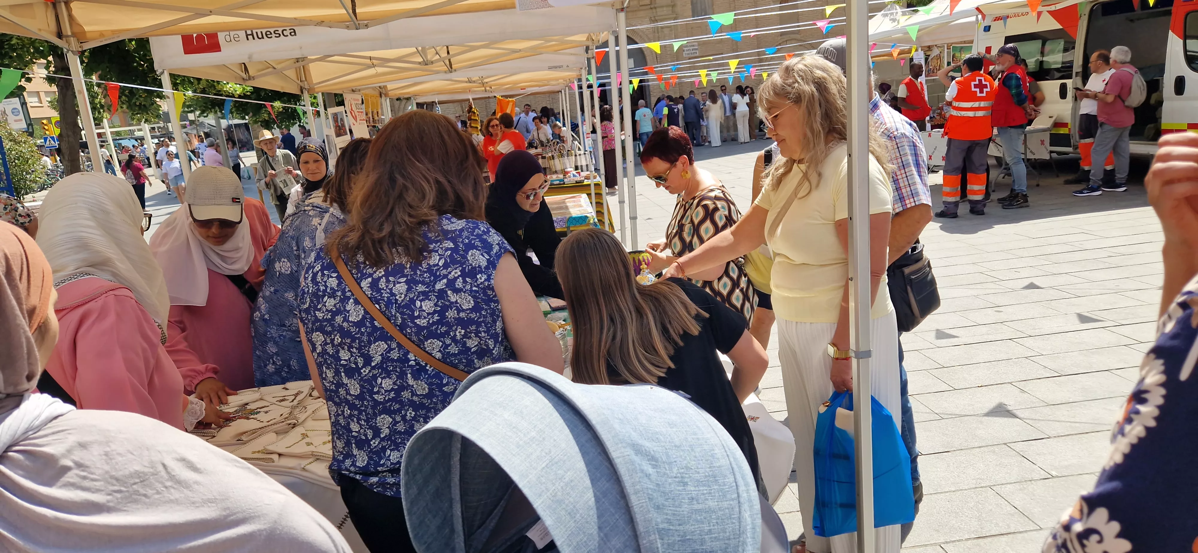 Feria de África en Huesca. Foto Myriam Martínez