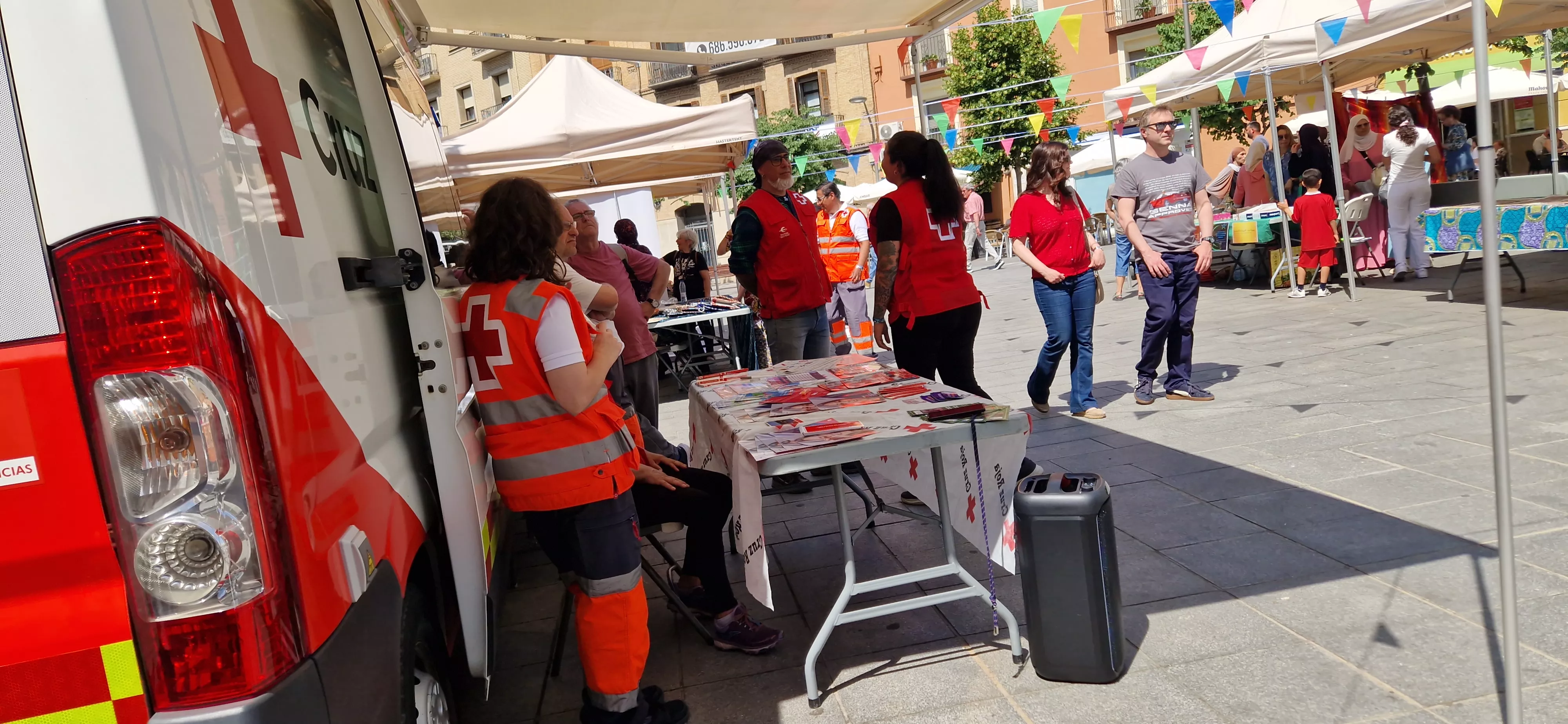 Feria de África en Huesca. Foto Myriam Martínez