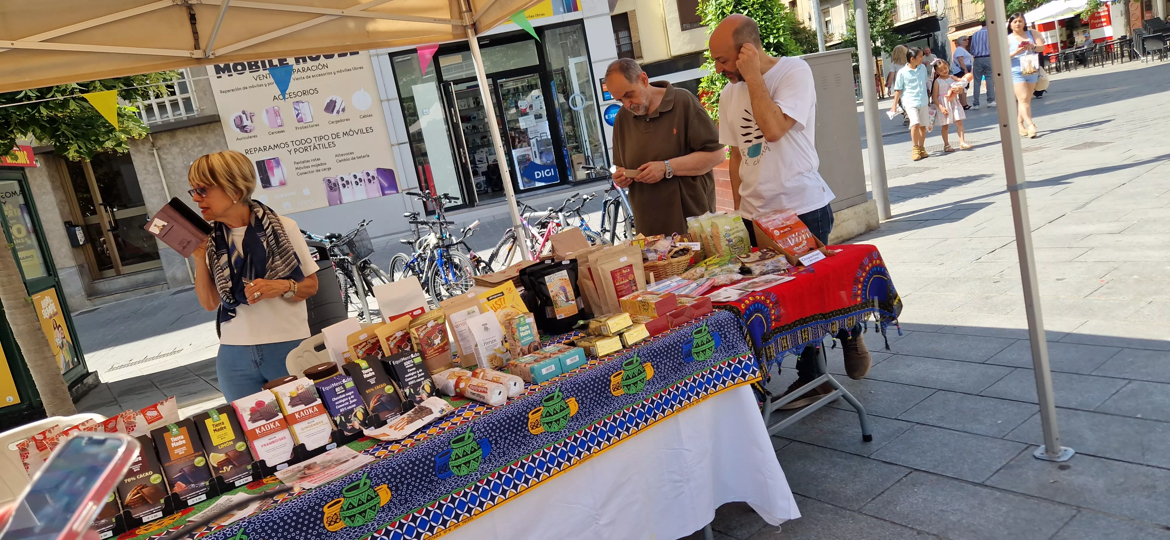 Feria de África en Huesca. Foto Myriam Martínez